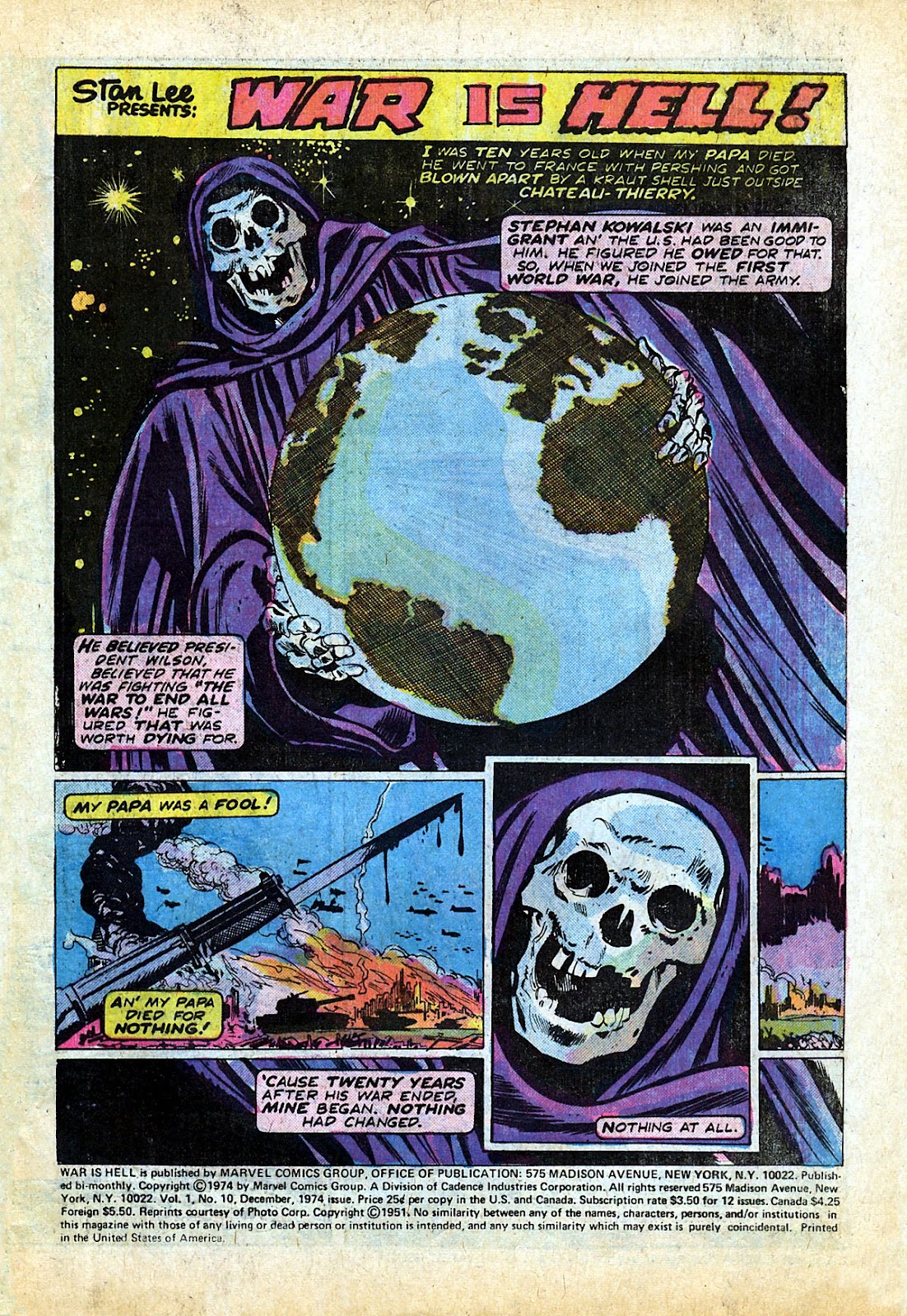 War Is Hell (1973) issue 10 - Page 3