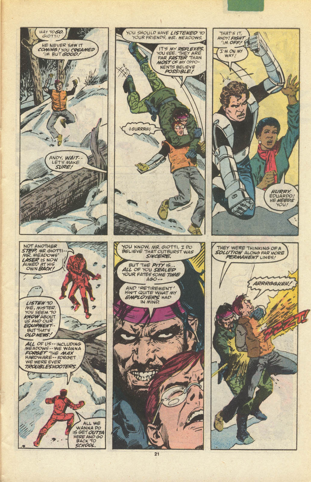 Read online Spitfire and the Troubleshooters comic -  Issue #7 - 21