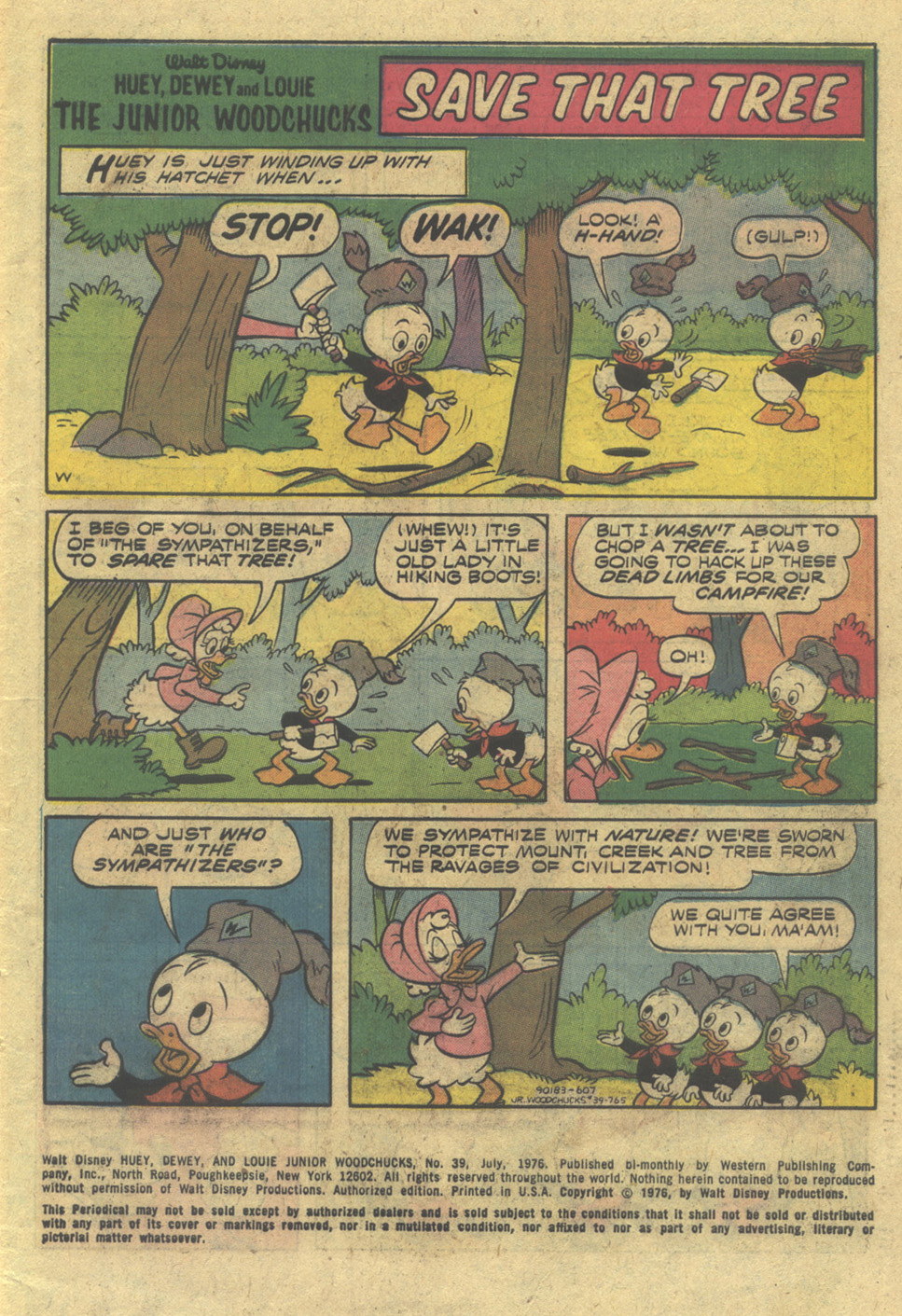 Read online Huey, Dewey, and Louie Junior Woodchucks comic -  Issue #39 - 3