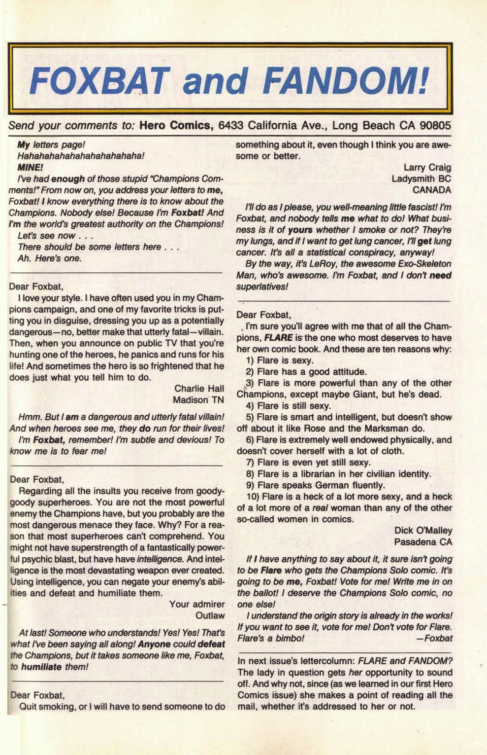 Read online Champions (1987) comic -  Issue #4 - 23