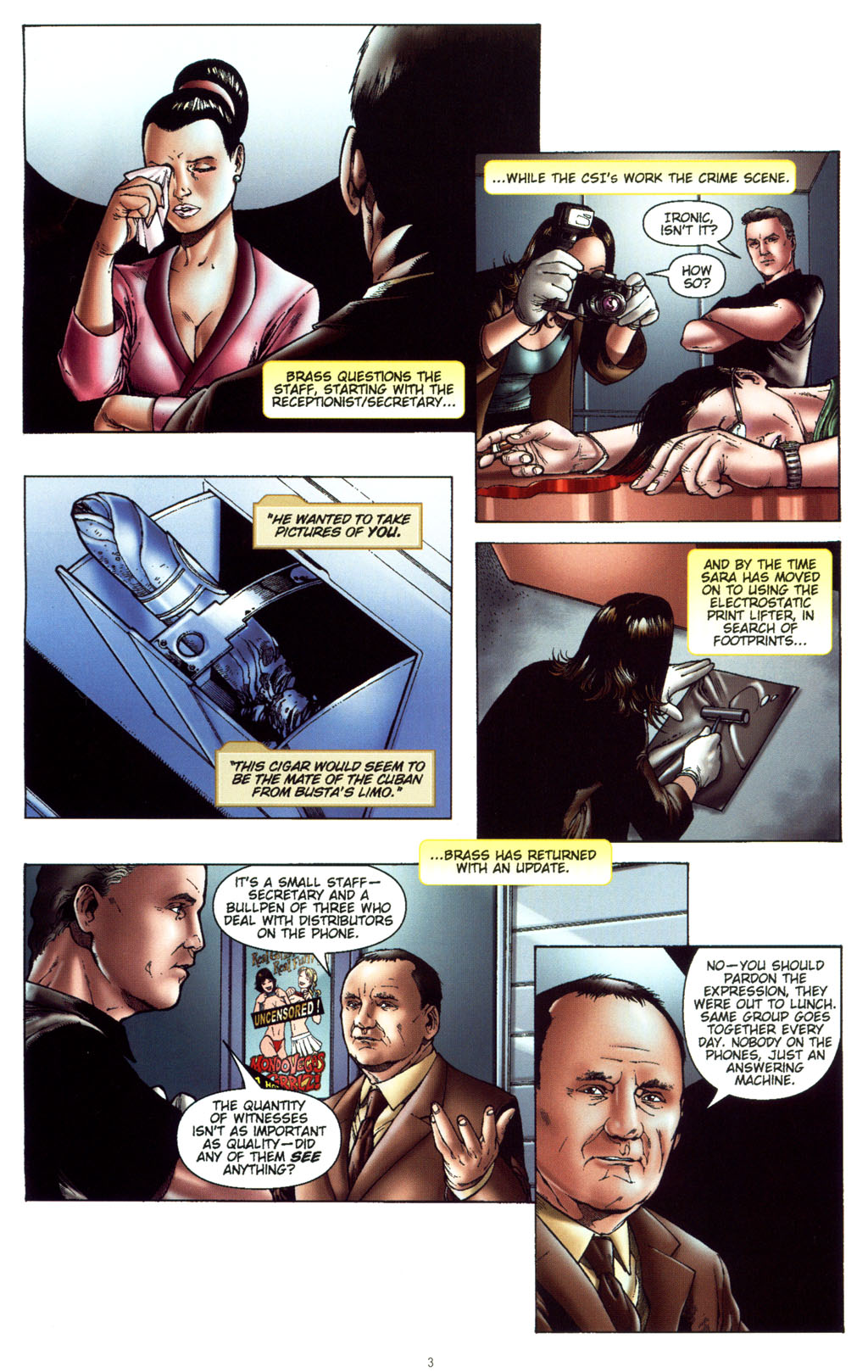 Read online CSI: Crime Scene Investigation: Bad Rap comic -  Issue #5 - 6