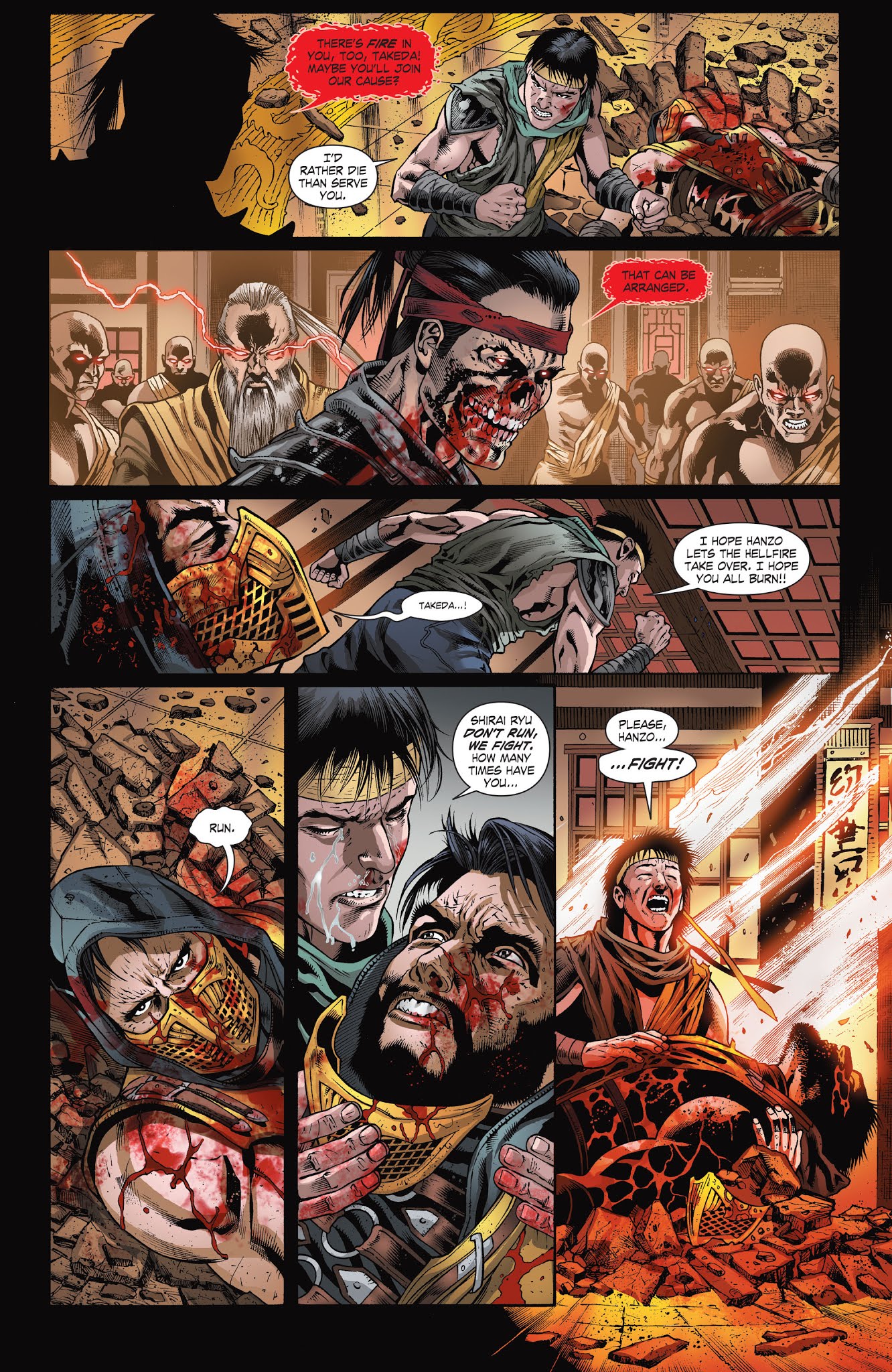 Read online Mortal Kombat X [I] comic -  Issue # _TPB 2 - 125