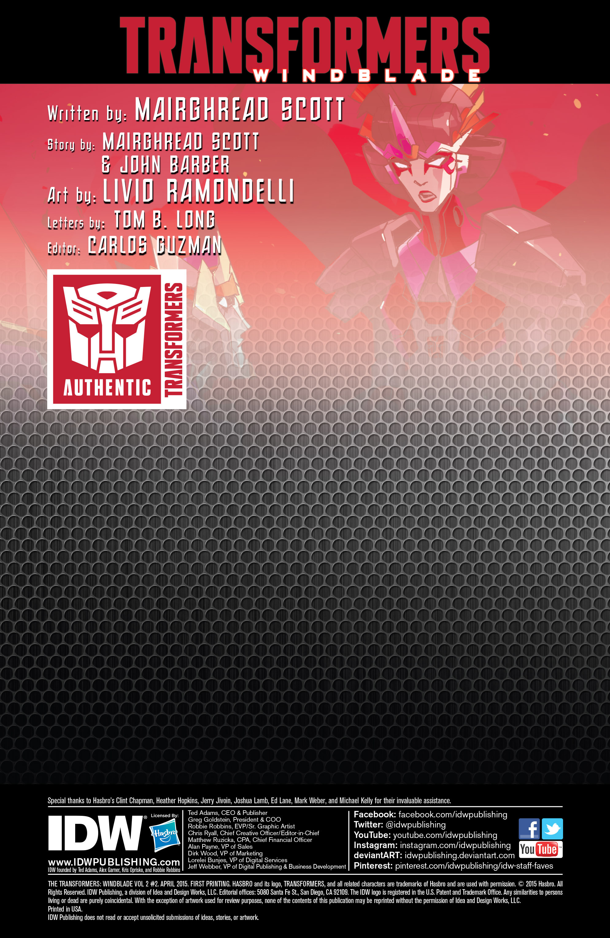 Read online The Transformers: Windblade (2015) comic -  Issue #2 - 4