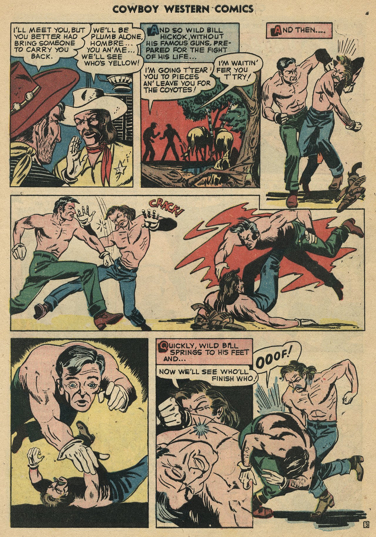 Read online Cowboy Western Comics (1948) comic -  Issue #34 - 5