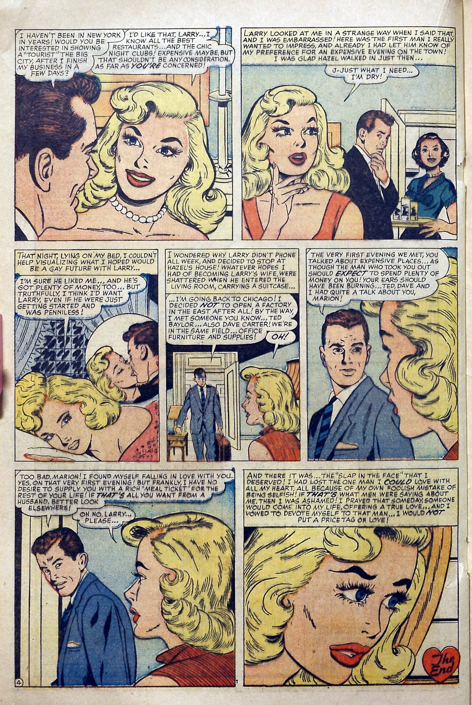 Read online Love Romances comic -  Issue #76 - 20
