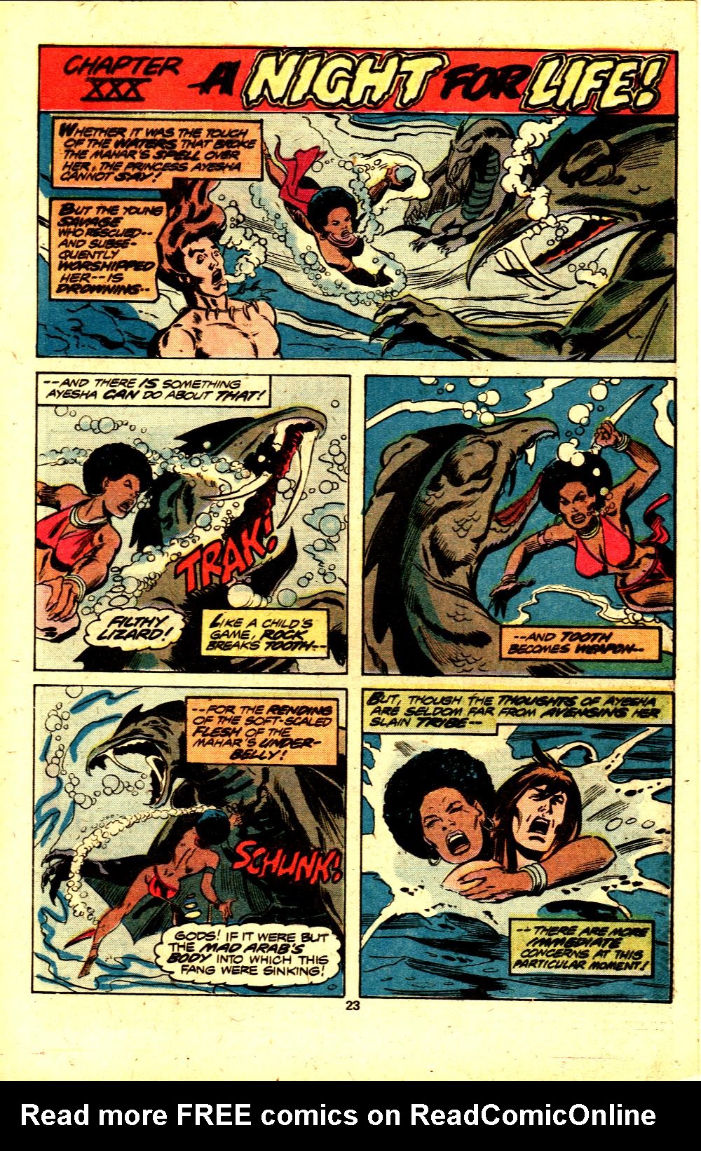 Read online Tarzan (1977) comic -  Issue #20 - 15