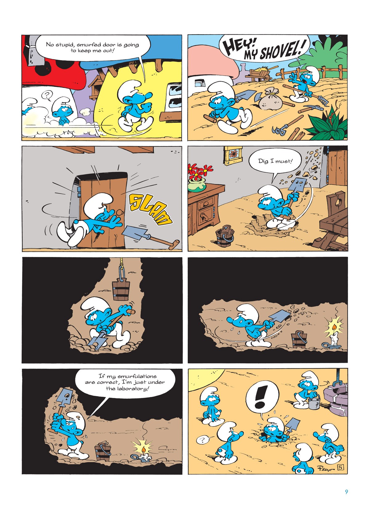 Read online The Smurfs comic -  Issue #8 - 9