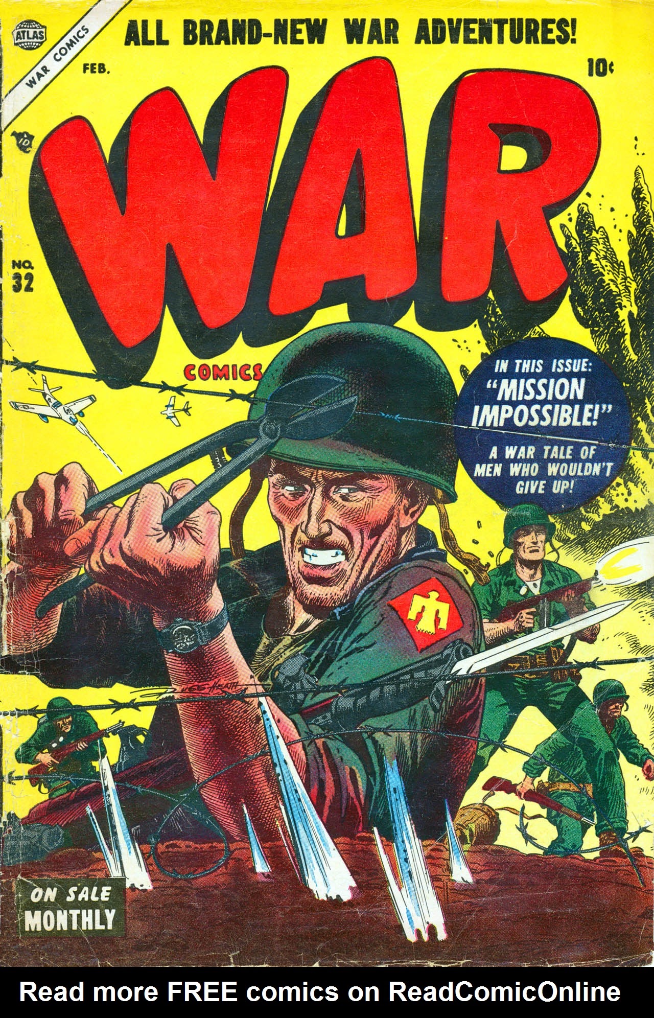 Read online War Comics comic -  Issue #32 - 1