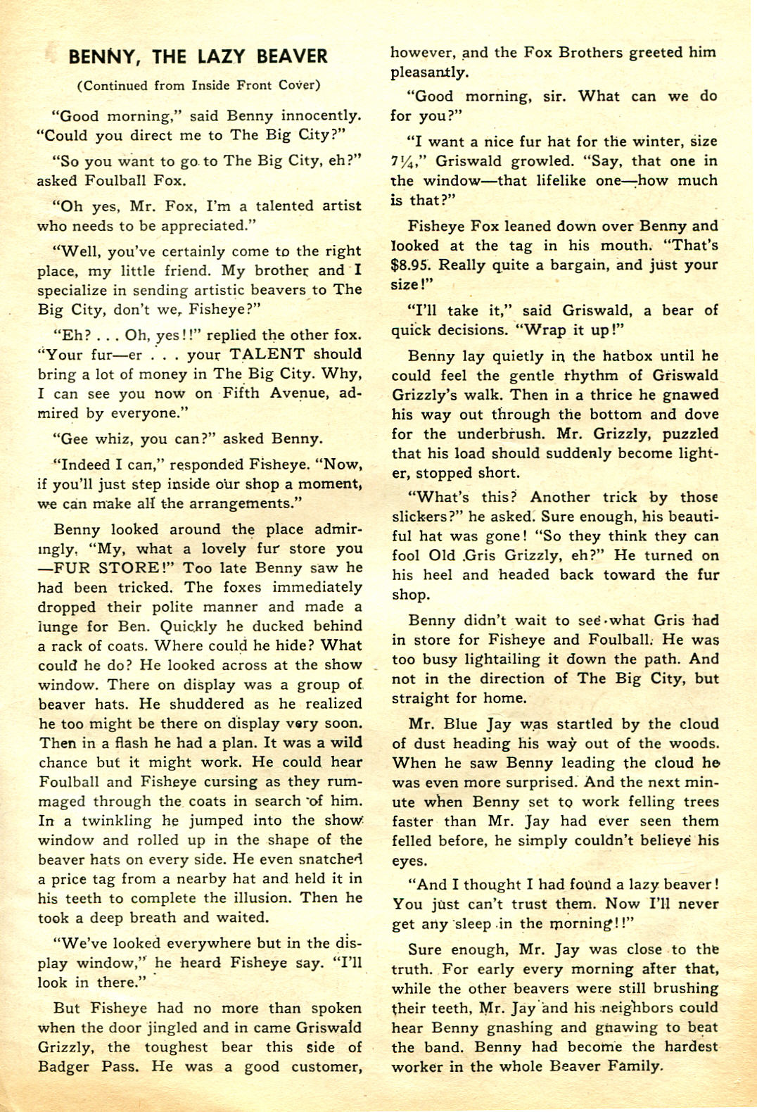 Read online Terry-Toons Comics comic -  Issue #61 - 35
