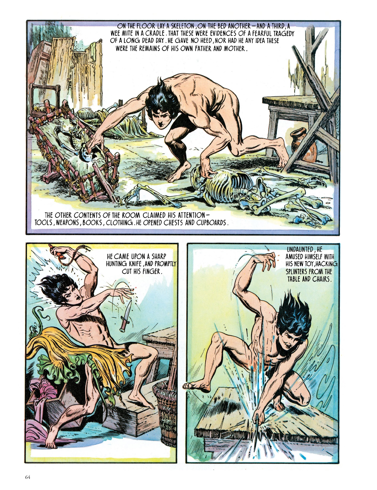 Read online Edgar Rice Burroughs' Tarzan: Burne Hogarth's Lord of the Jungle comic -  Issue # TPB - 66