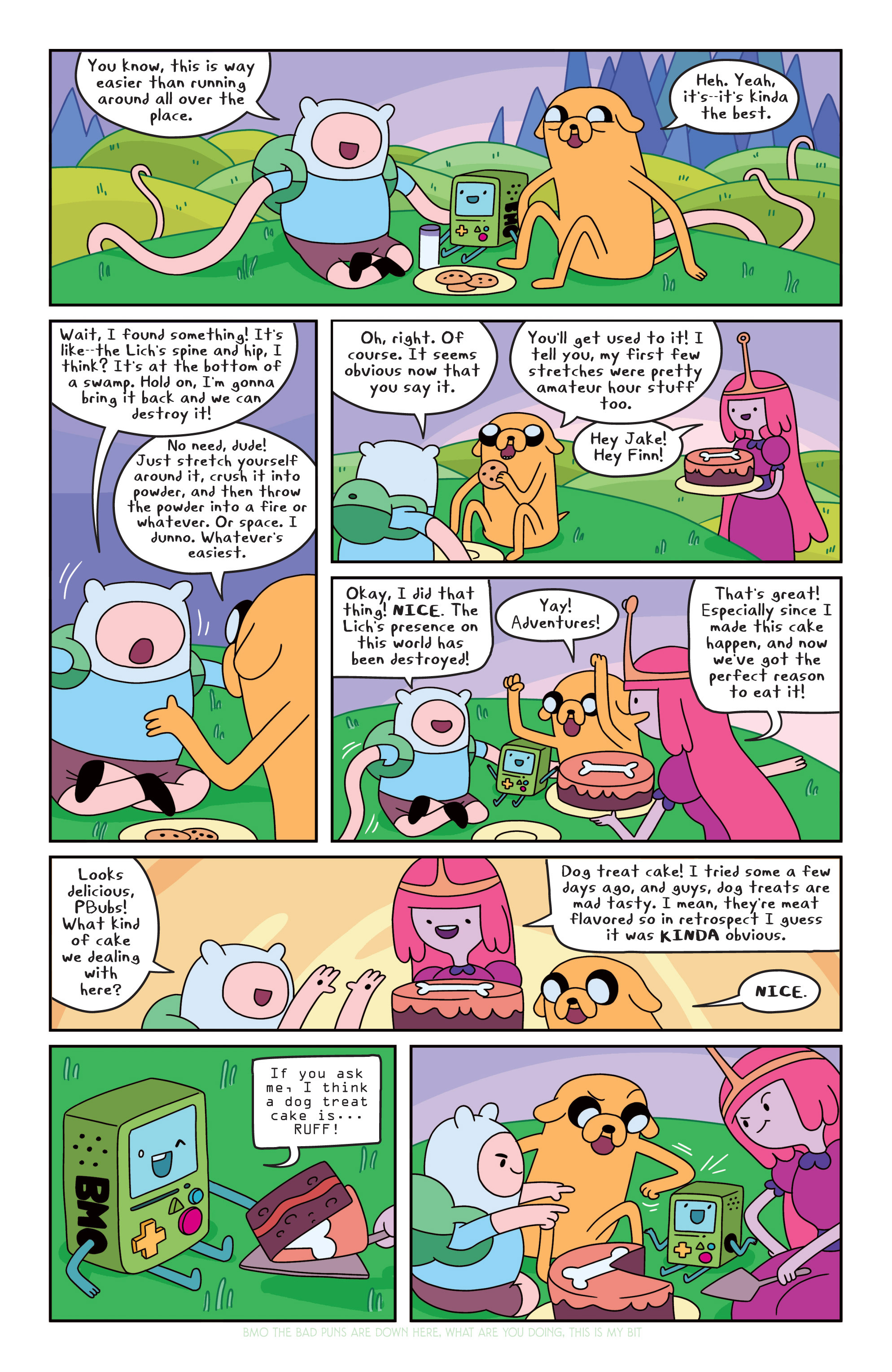 Read online Adventure Time comic -  Issue #18 - 19