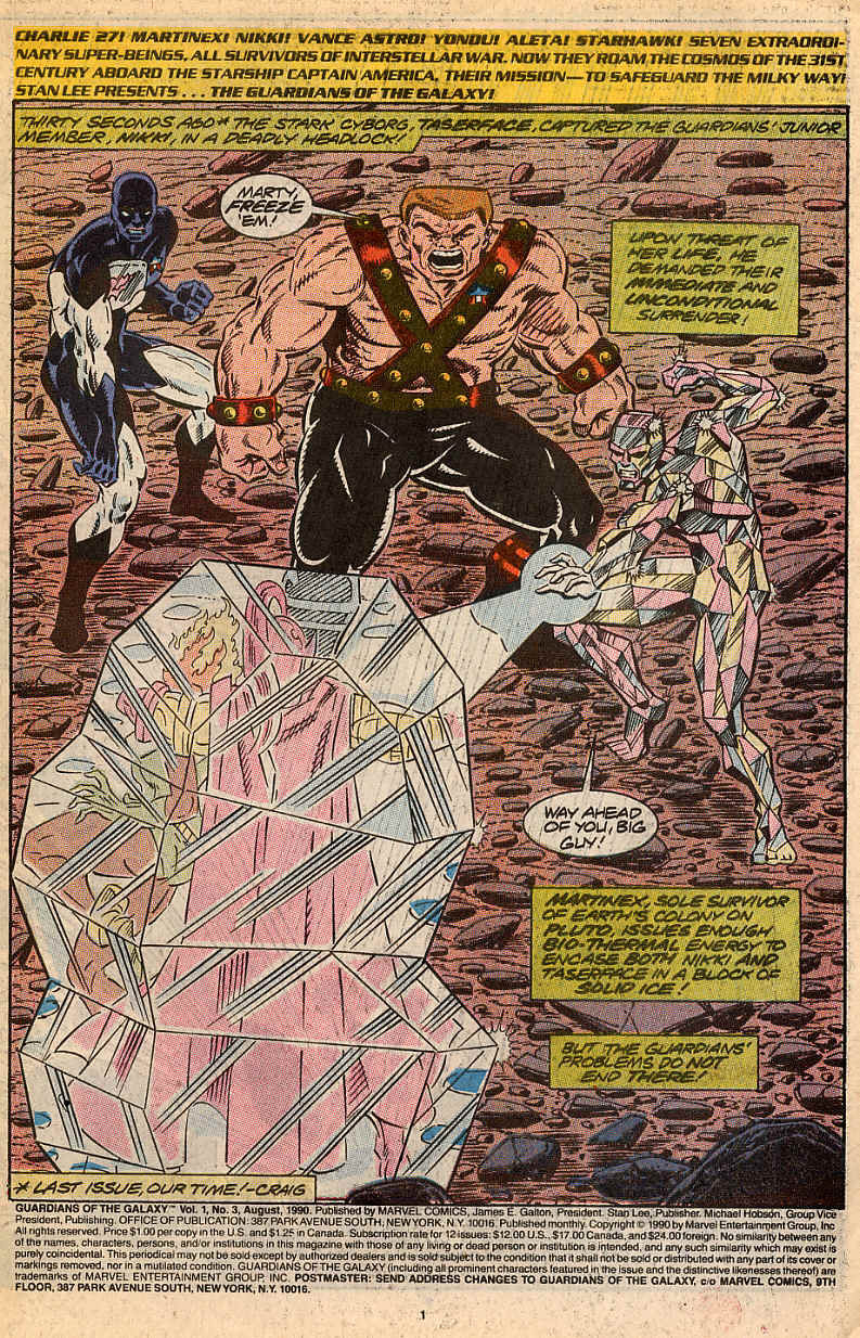 Read online Guardians of the Galaxy (1990) comic -  Issue #3 - 2