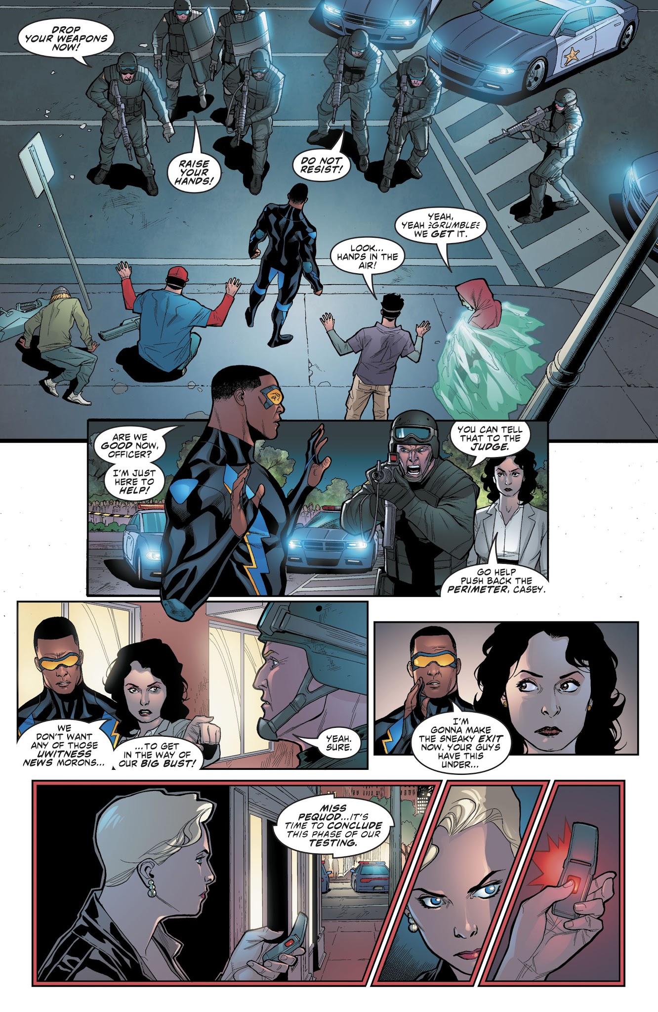 Read online Black Lightning: Cold Dead Hands comic -  Issue #1 - 22