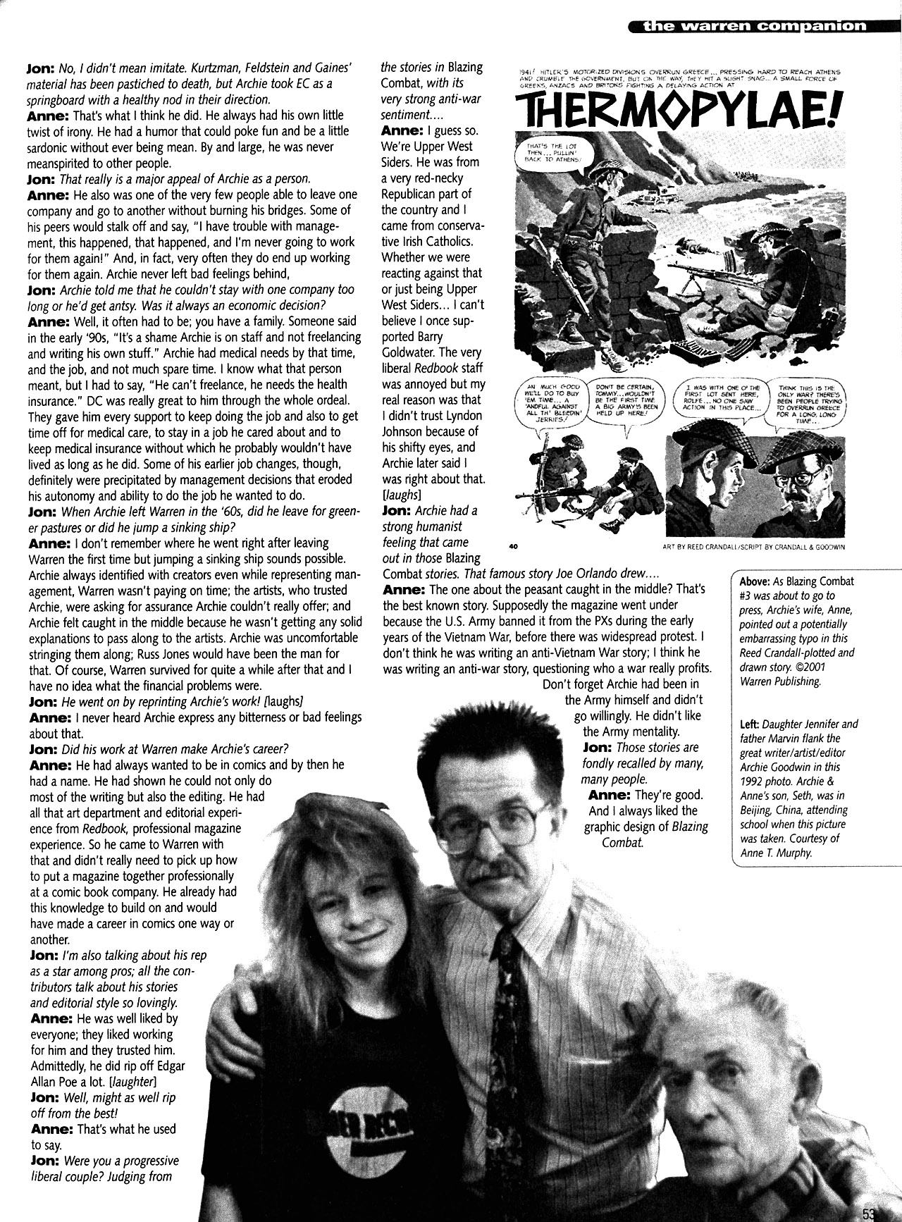 Read online Warren Companion comic -  Issue # TPB (Part 1) - 53