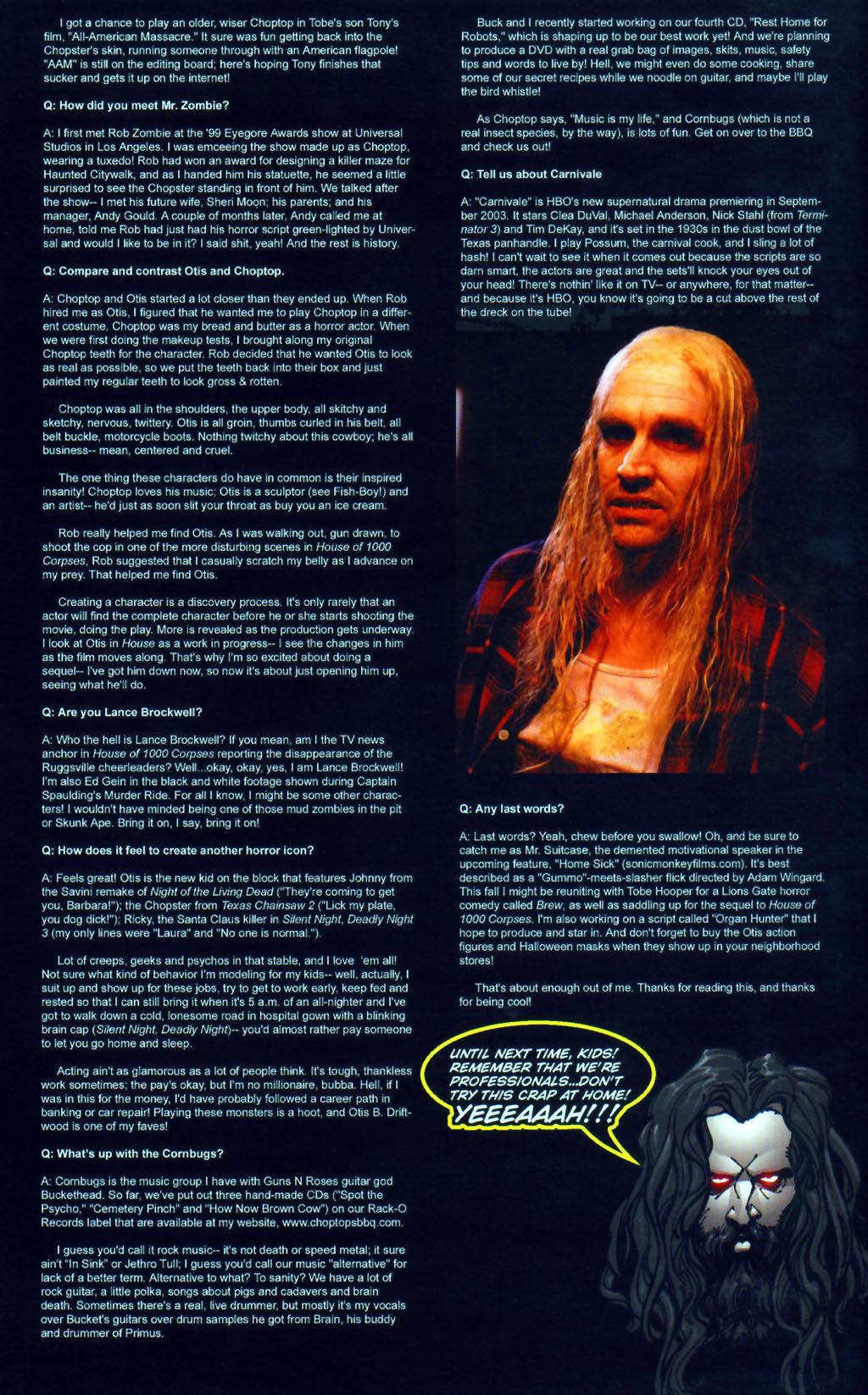 Read online Rob Zombie's Spookshow International comic -  Issue #2 - 26