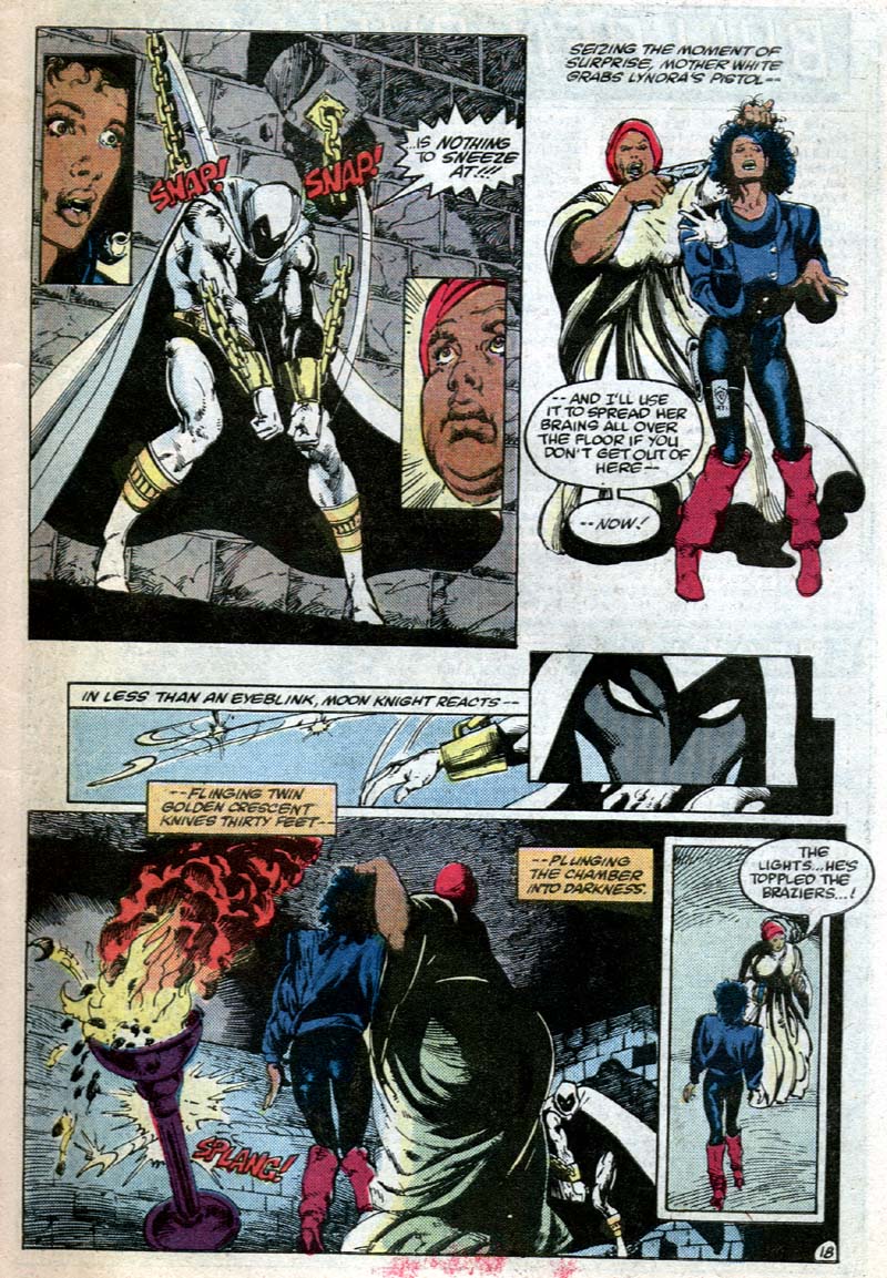 Read online Moon Knight (1985) comic -  Issue #6 - 19