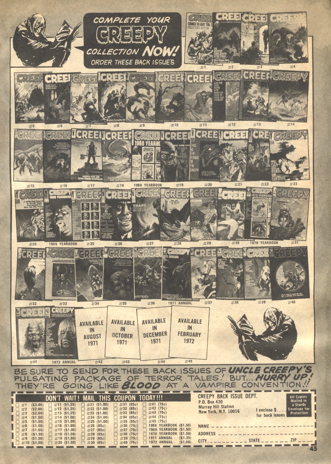 Creepy (1964) Issue #42 #42 - English 45