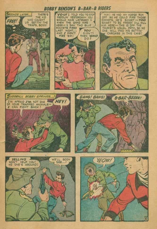 Read online Bobby Benson's B-Bar-B Riders comic -  Issue #11 - 15