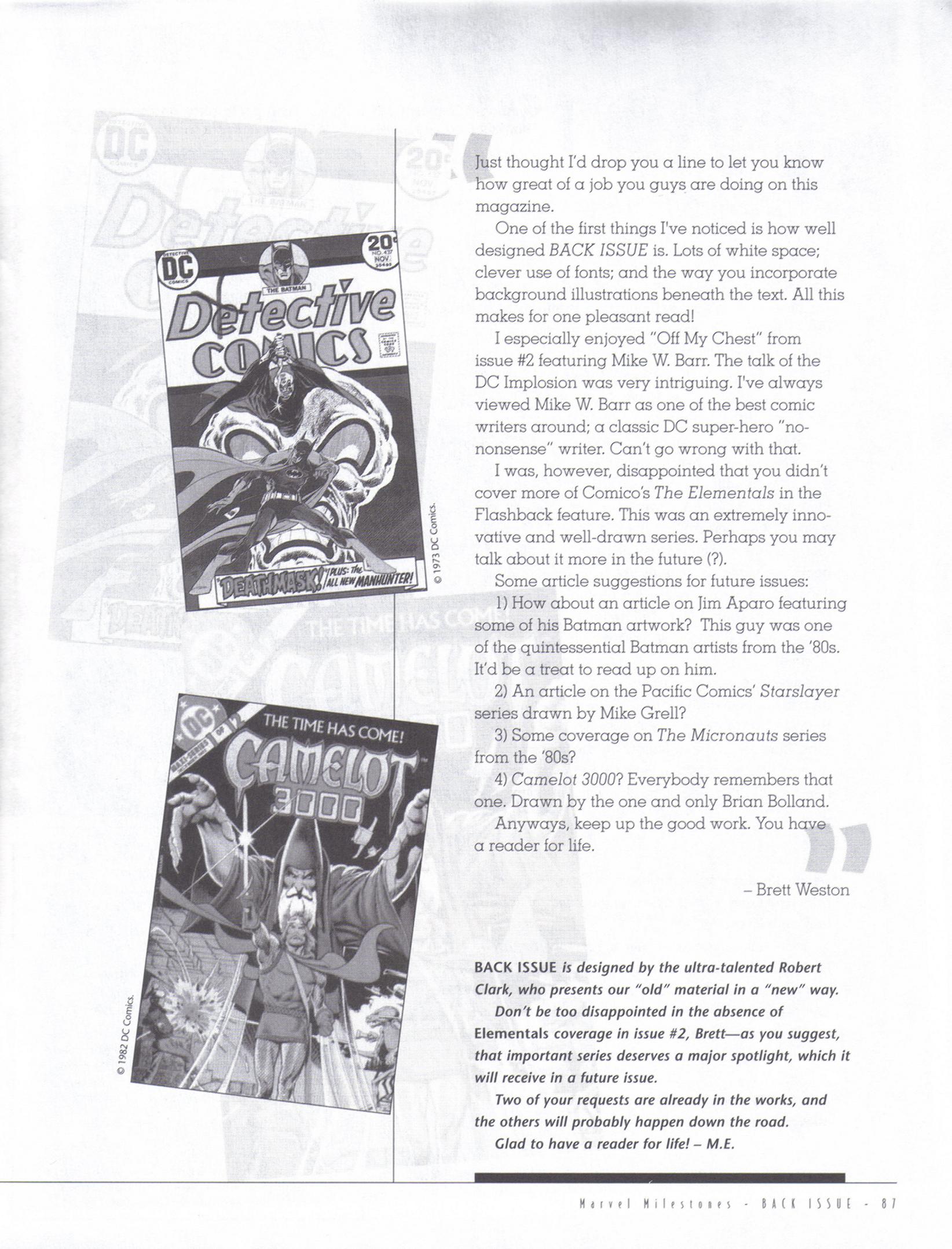 Read online Back Issue comic -  Issue #4 - 89