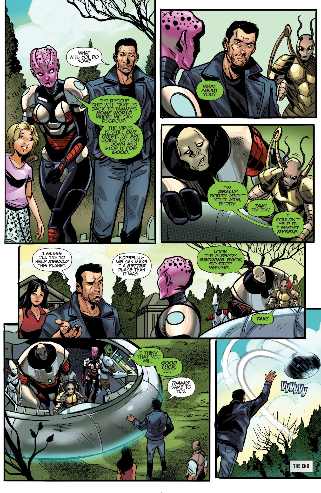 Read online Aliens vs. Zombies comic -  Issue #5 - 21