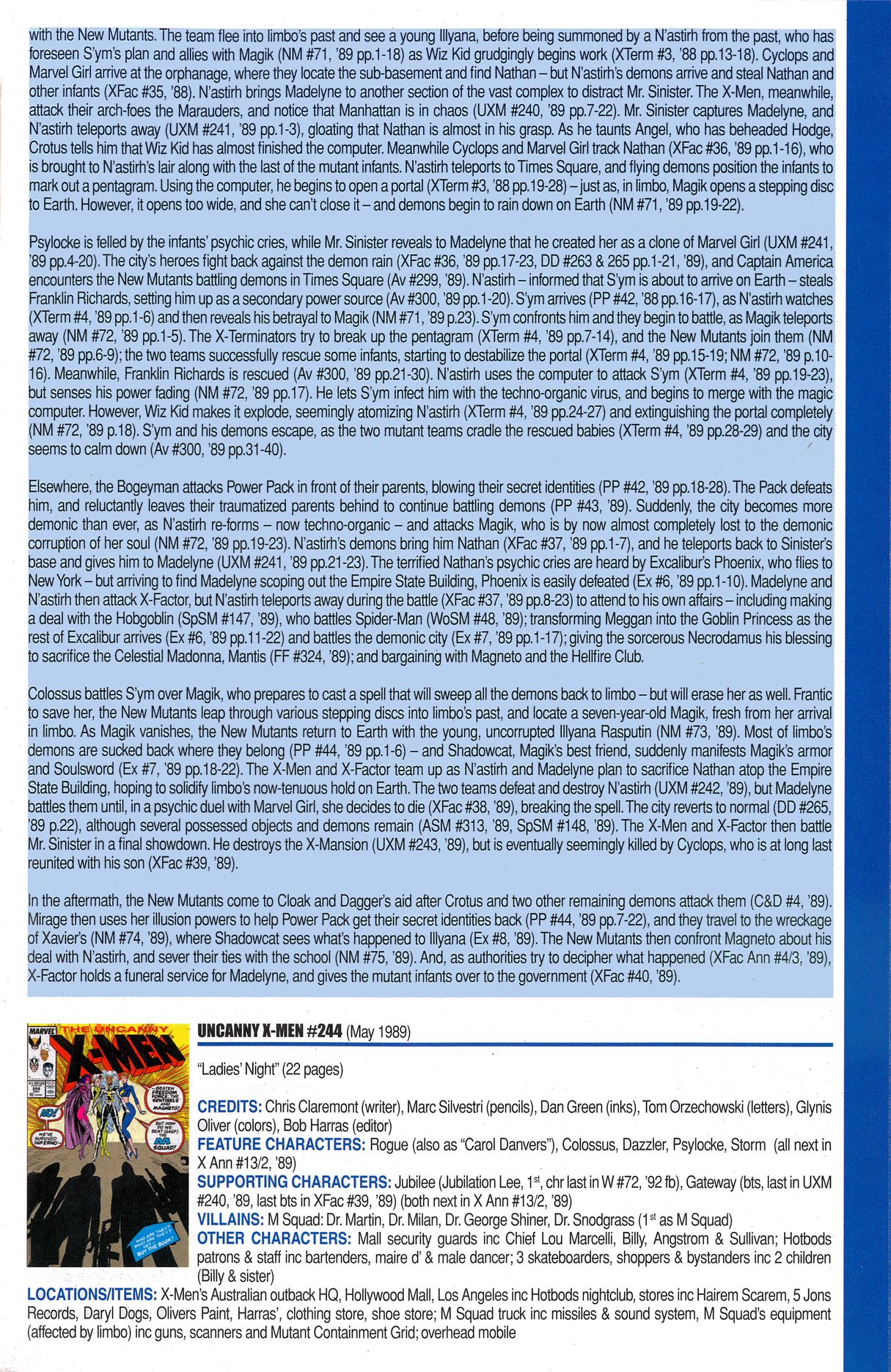 Read online Official Index to the Marvel Universe comic -  Issue #6 - 53