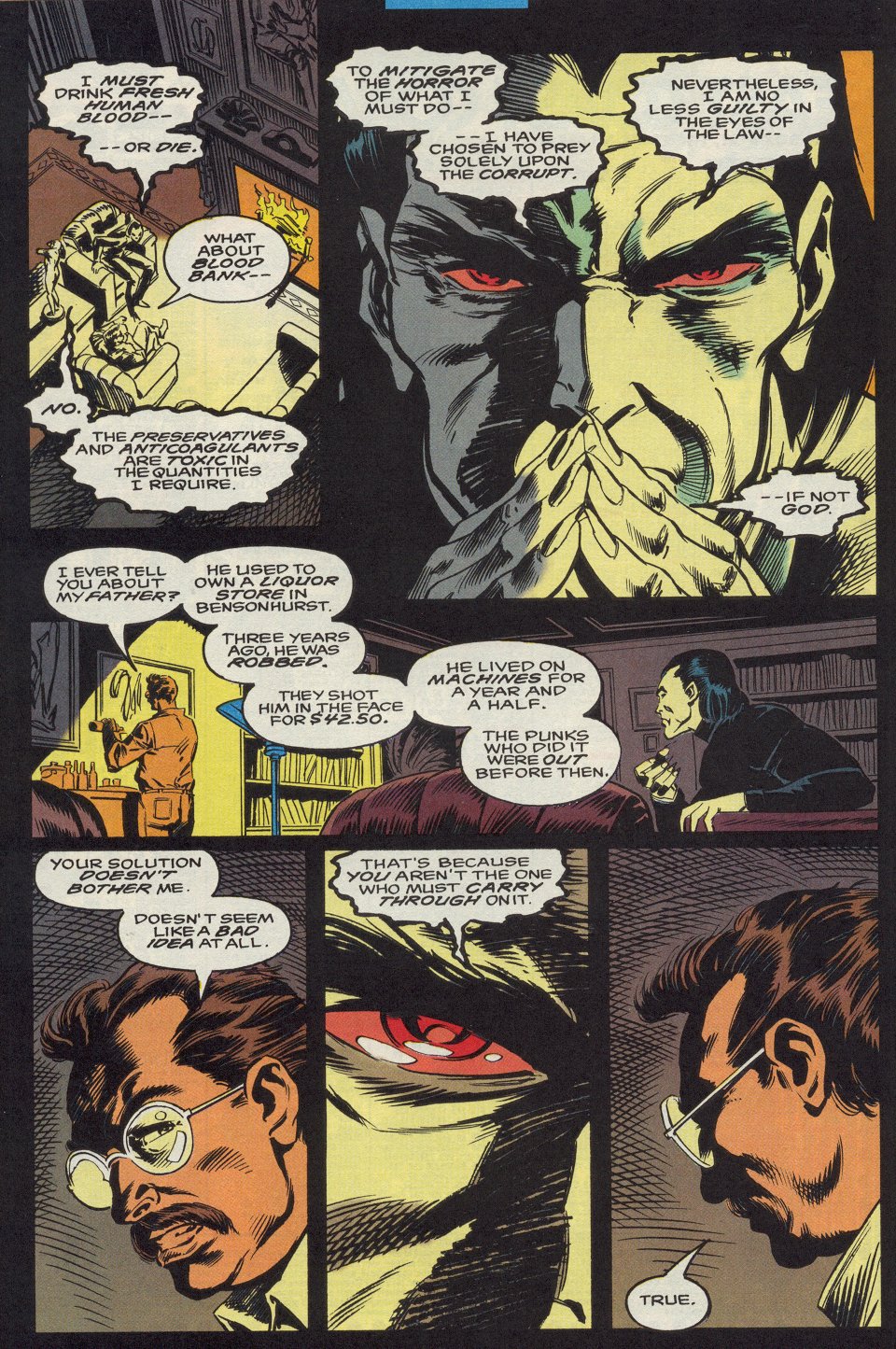 Read online Morbius: The Living Vampire (1992) comic -  Issue #2 - 9