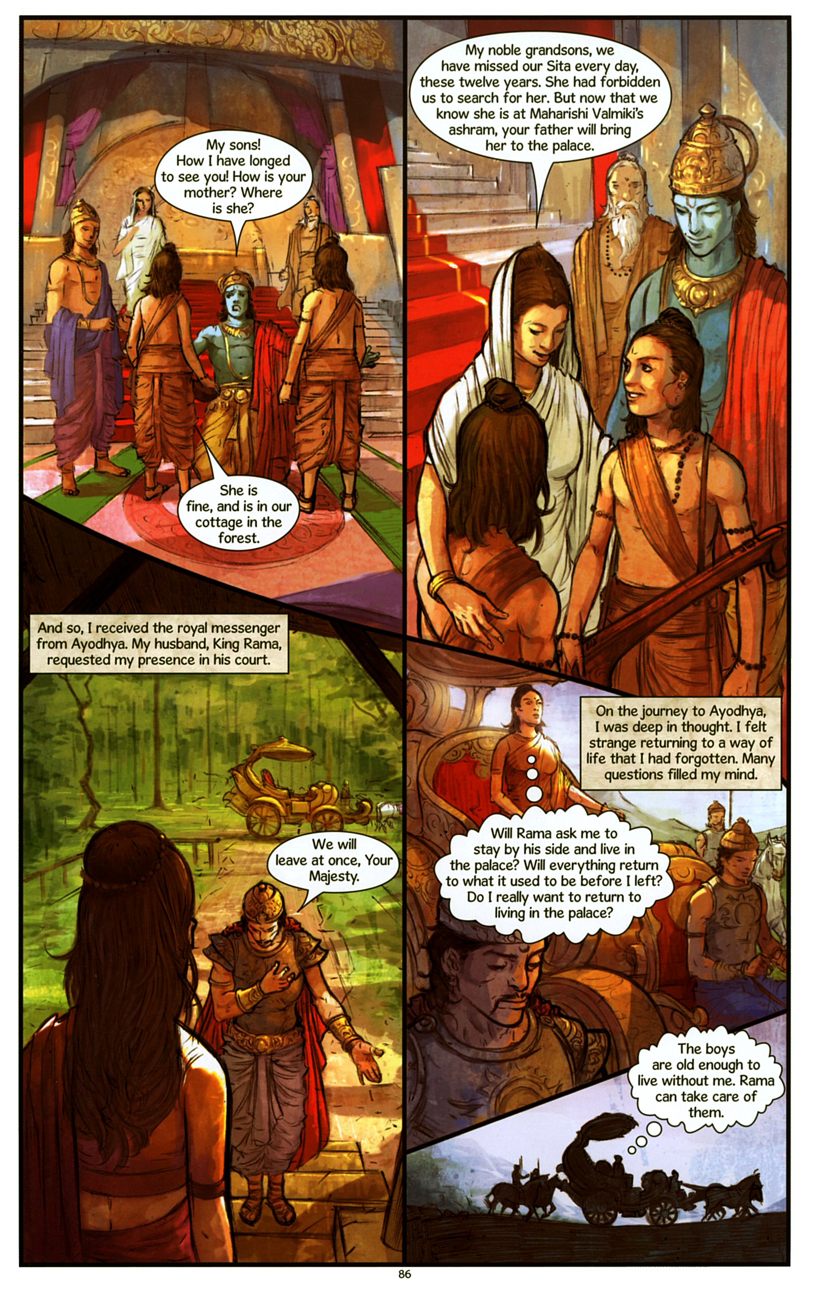 Read online Sita Daughter of the Earth comic -  Issue # TPB - 90