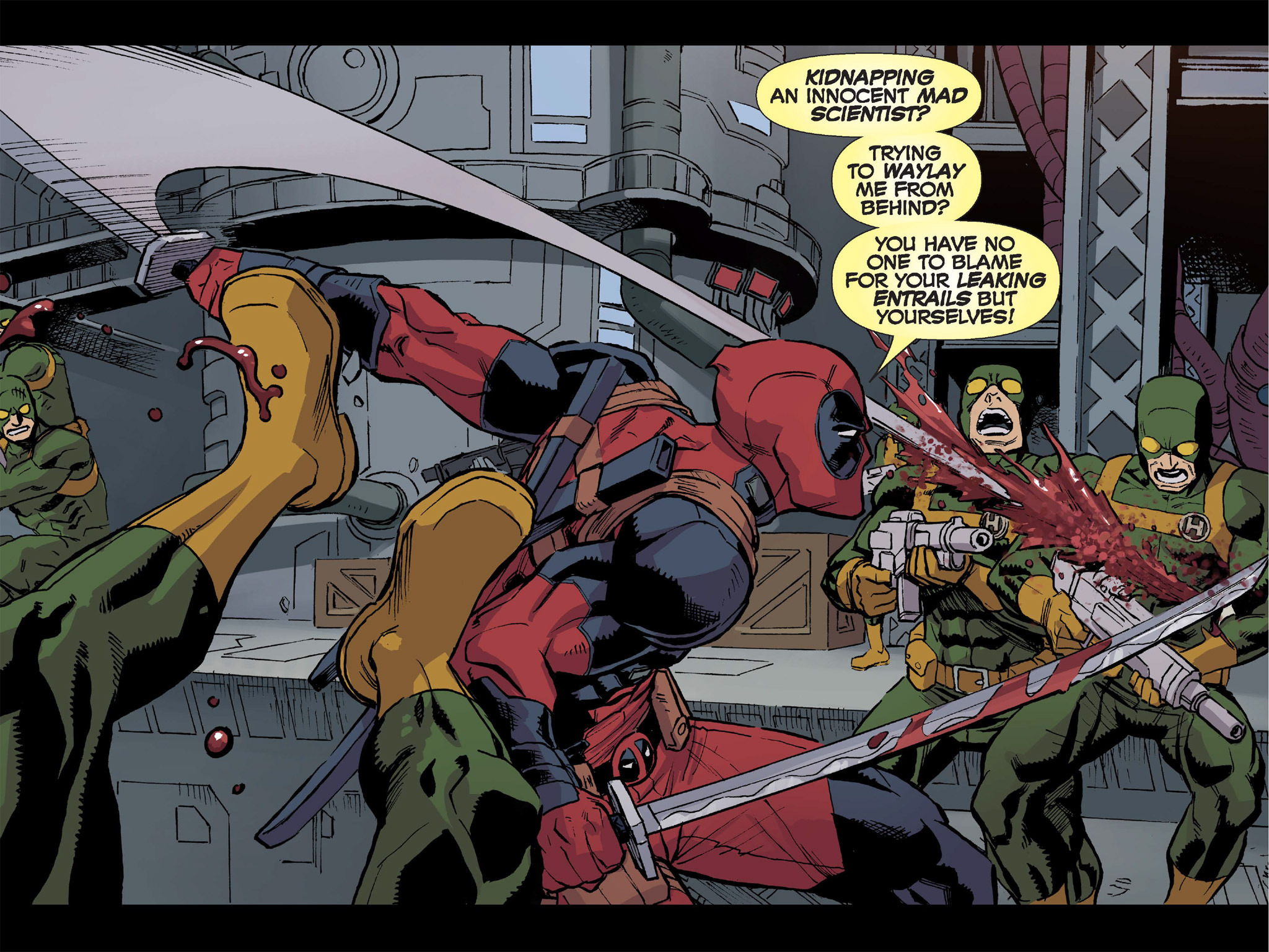 Read online Deadpool & Cable: Split Second Infinite Comic comic -  Issue #1 - 7