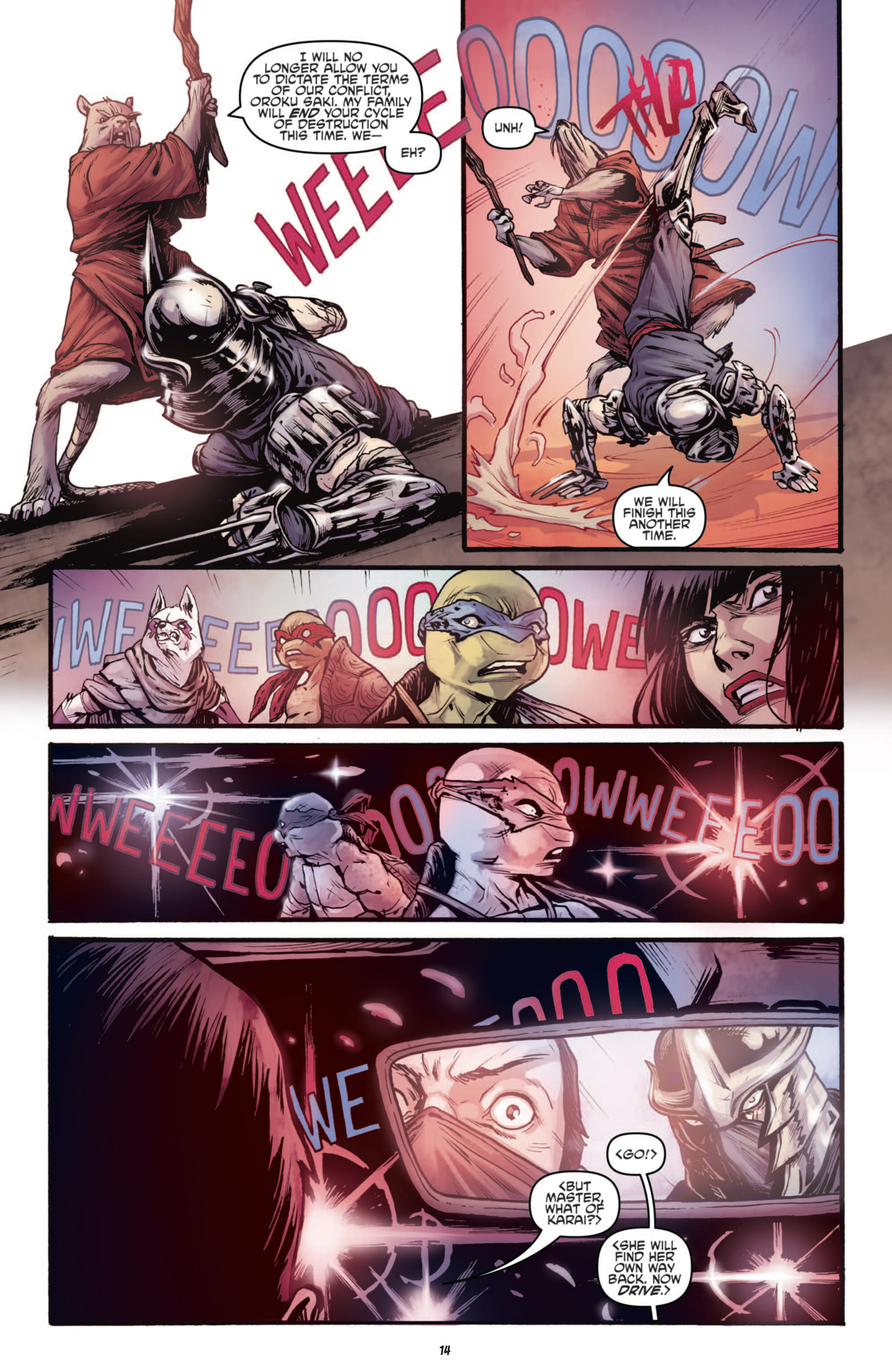 Read online Teenage Mutant Ninja Turtles: The Secret History of the Foot Clan comic -  Issue #4 - 16
