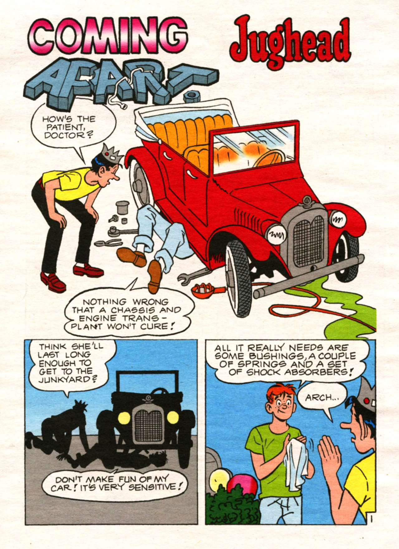 Read online Jughead's Double Digest Magazine comic -  Issue #152 - 138