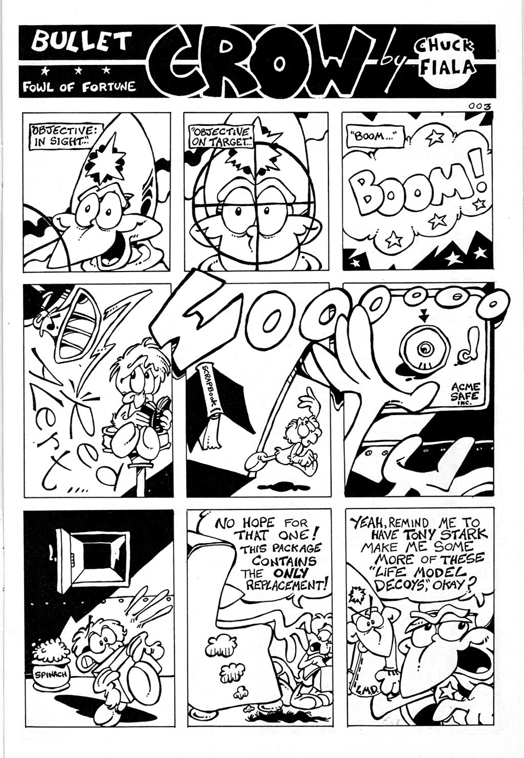 Read online Bullet Crow, Fowl of Fortune comic -  Issue #1 - 5