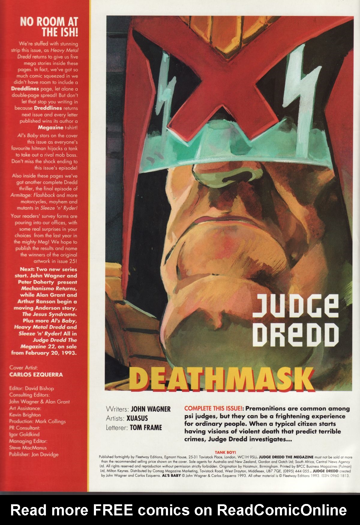 Read online Judge Dredd: The Megazine (vol. 2) comic -  Issue #21 - 2
