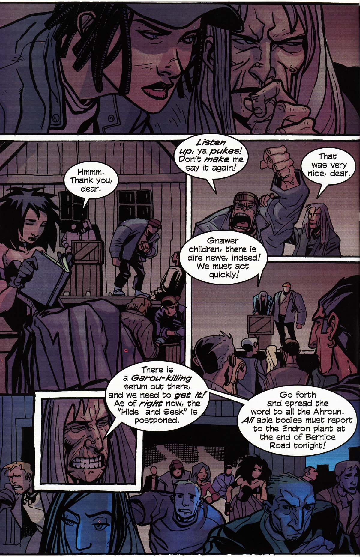 Read online Werewolf the Apocalypse comic -  Issue # Bone Gnawers - 34