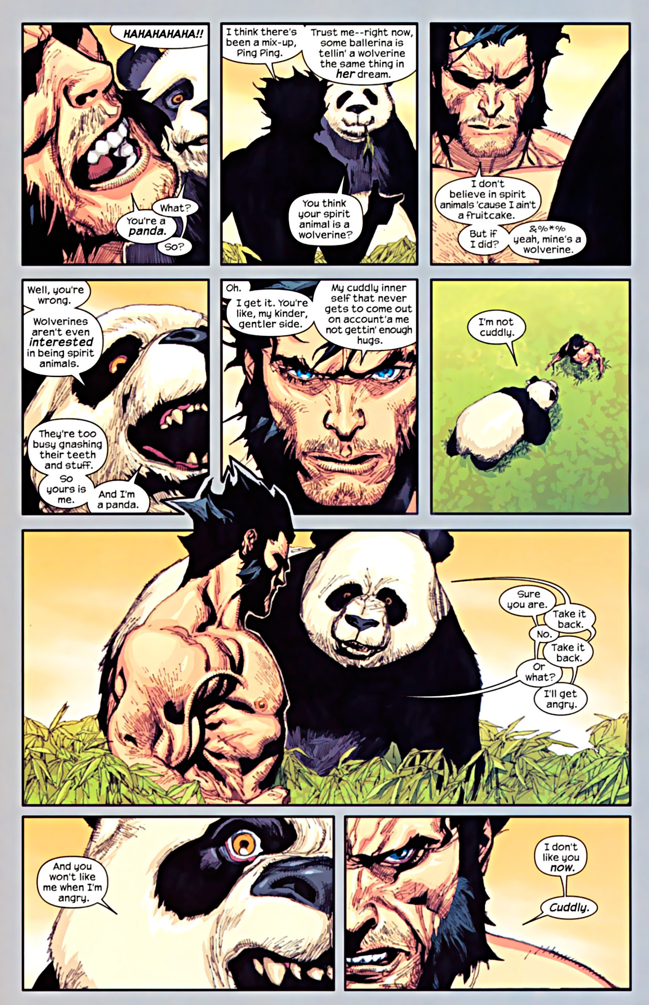 Read online Ultimate Wolverine vs. Hulk comic -  Issue #5 - 6