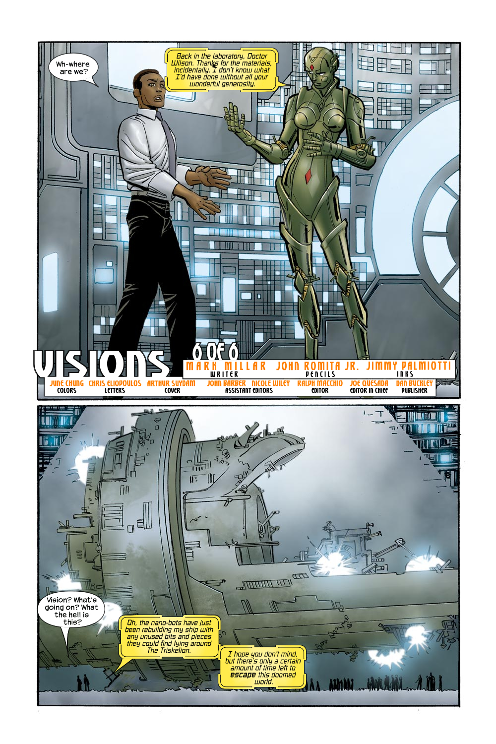Read online Ultimate Vision comic -  Issue #0 - 23