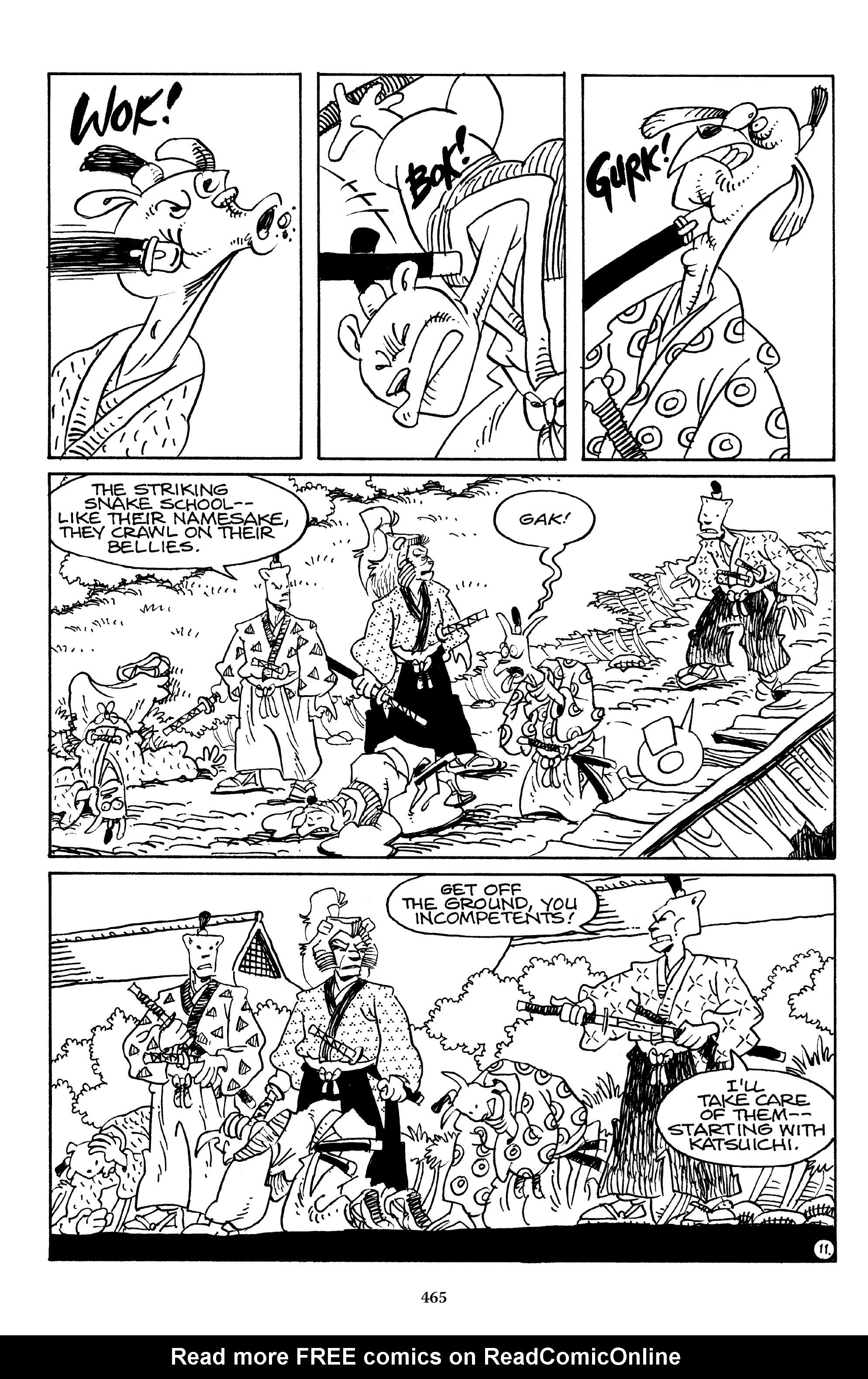 Read online The Usagi Yojimbo Saga comic -  Issue # TPB 4 - 461