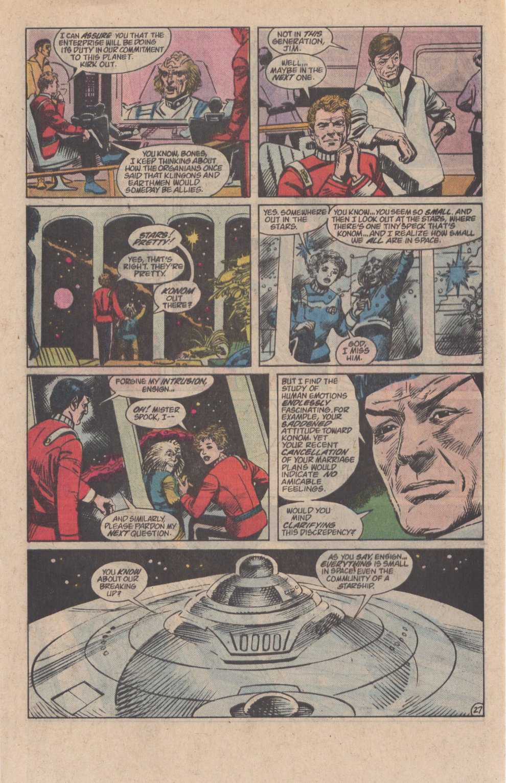 Read online Star Trek (1984) comic -  Issue #50 - 29