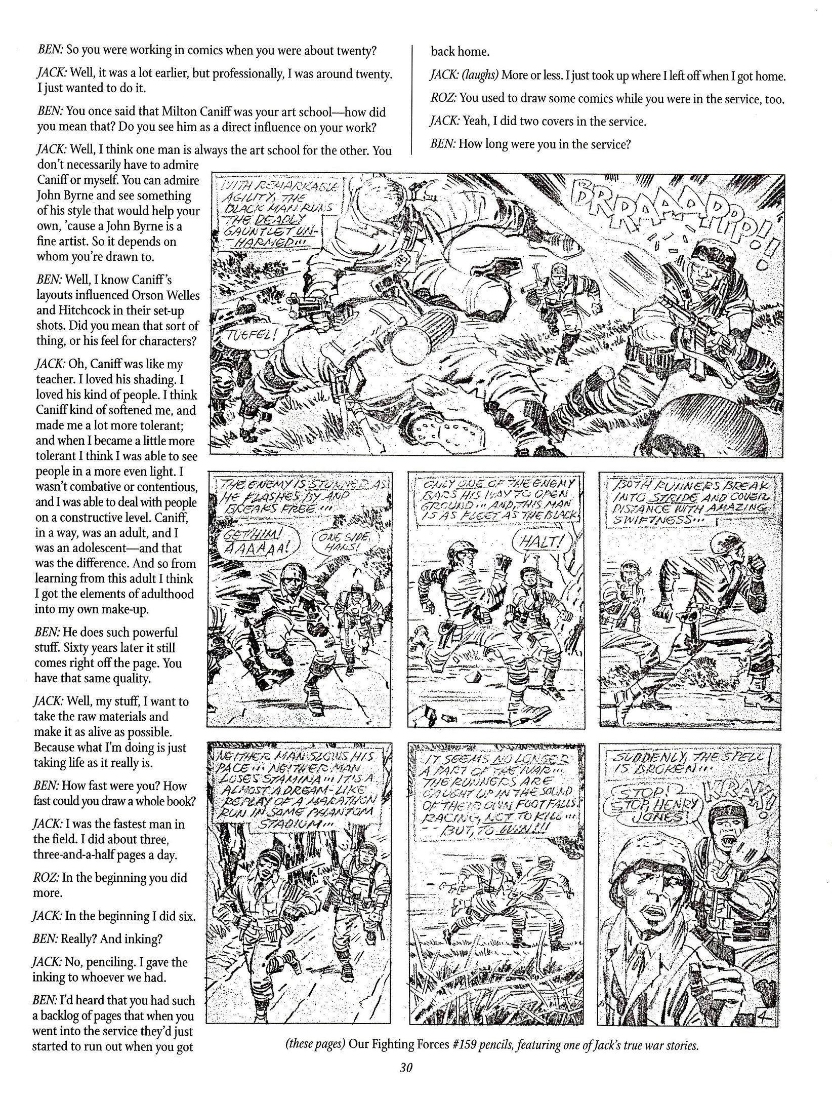 Read online The Jack Kirby Collector comic -  Issue #23 - 29