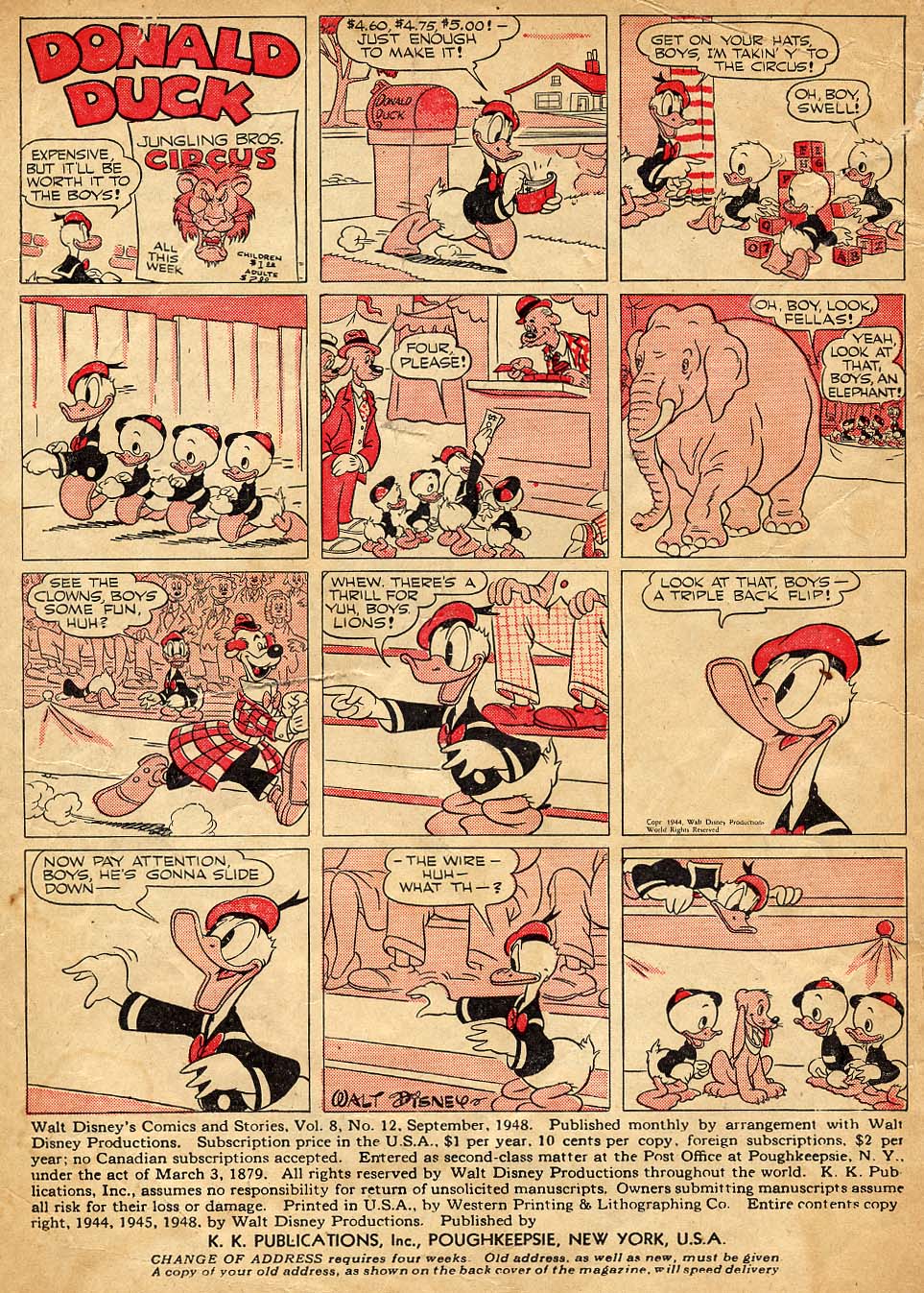 Read online Walt Disney's Comics and Stories comic -  Issue #96 - 2