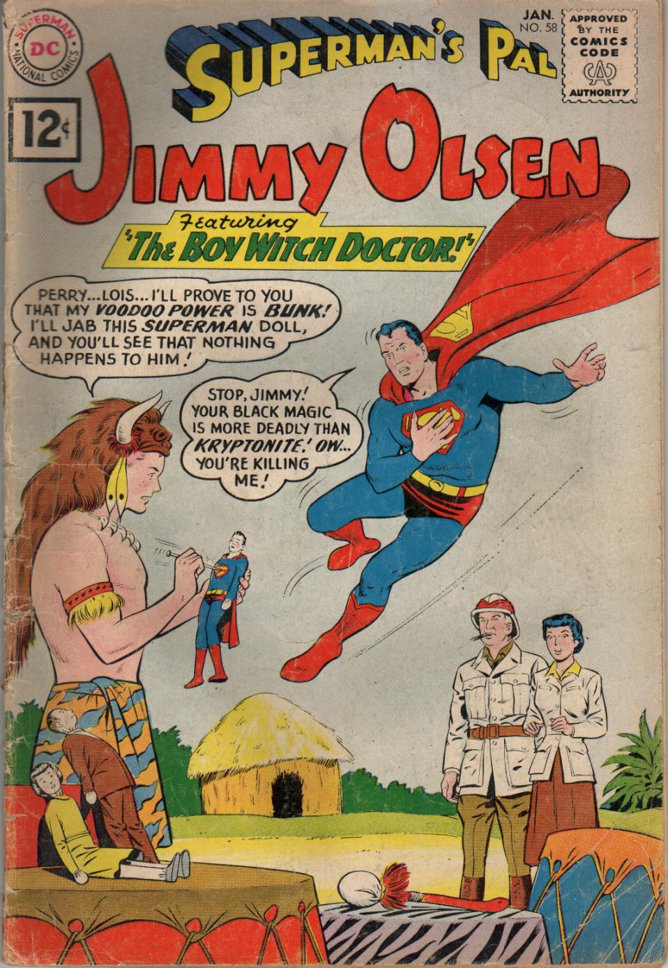 Read online Superman's Pal Jimmy Olsen comic -  Issue #58 - 1