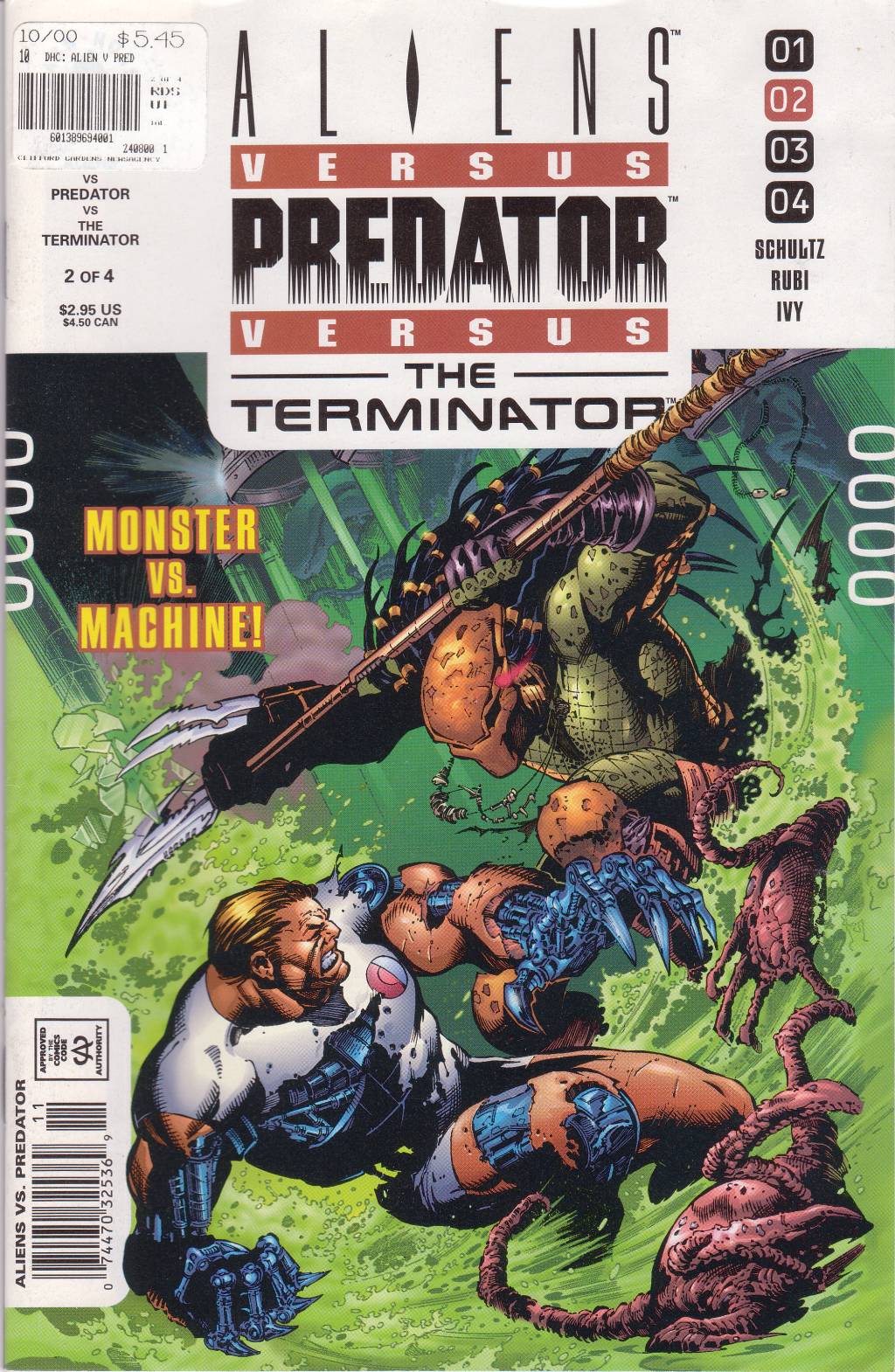 Read online Aliens vs. Predator vs. The Terminator comic -  Issue #2 - 1