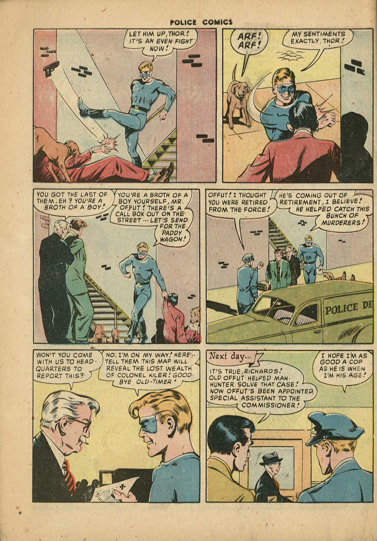 Read online Police Comics comic -  Issue #91 - 34