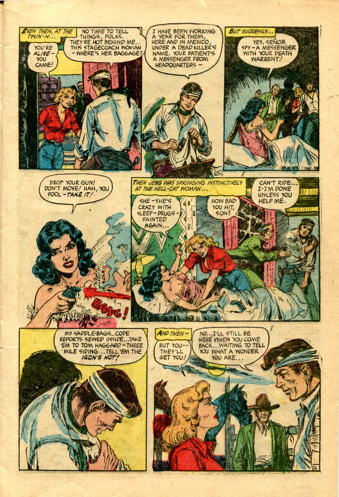 Read online Cowgirl Romances (1950) comic -  Issue #12 - 9