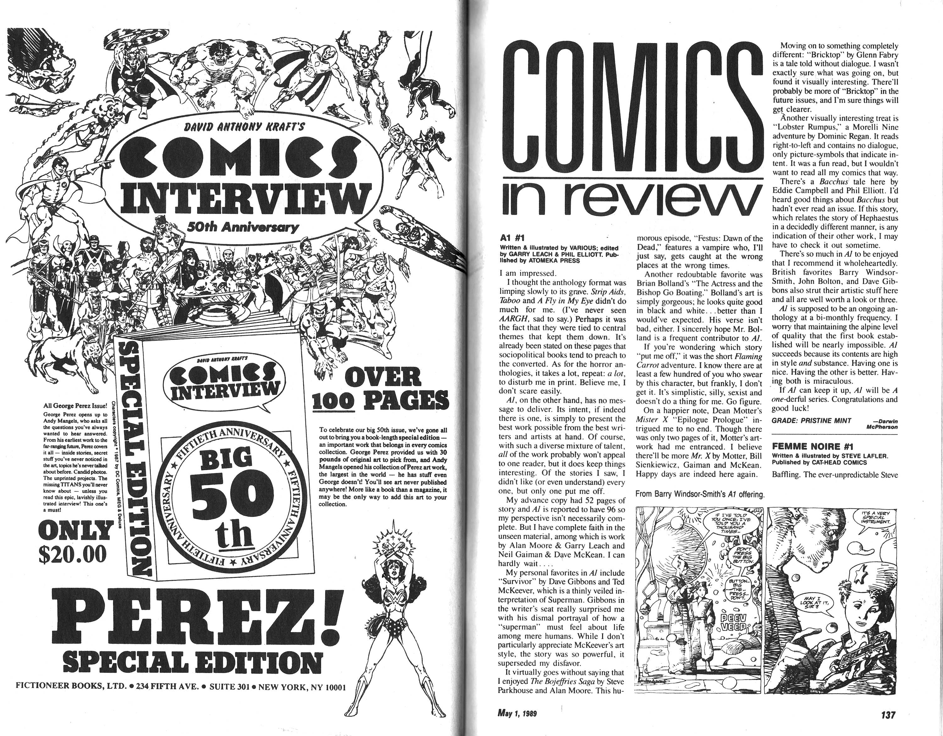 Read online Amazing Heroes comic -  Issue #164 - 69