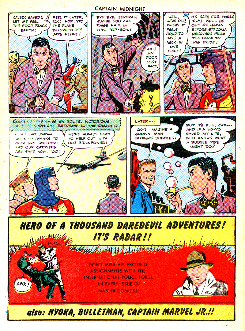 Read online Captain Midnight (1942) comic -  Issue #38 - 10