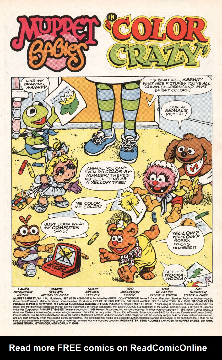 Read online Muppet Babies comic -  Issue #12 - 3