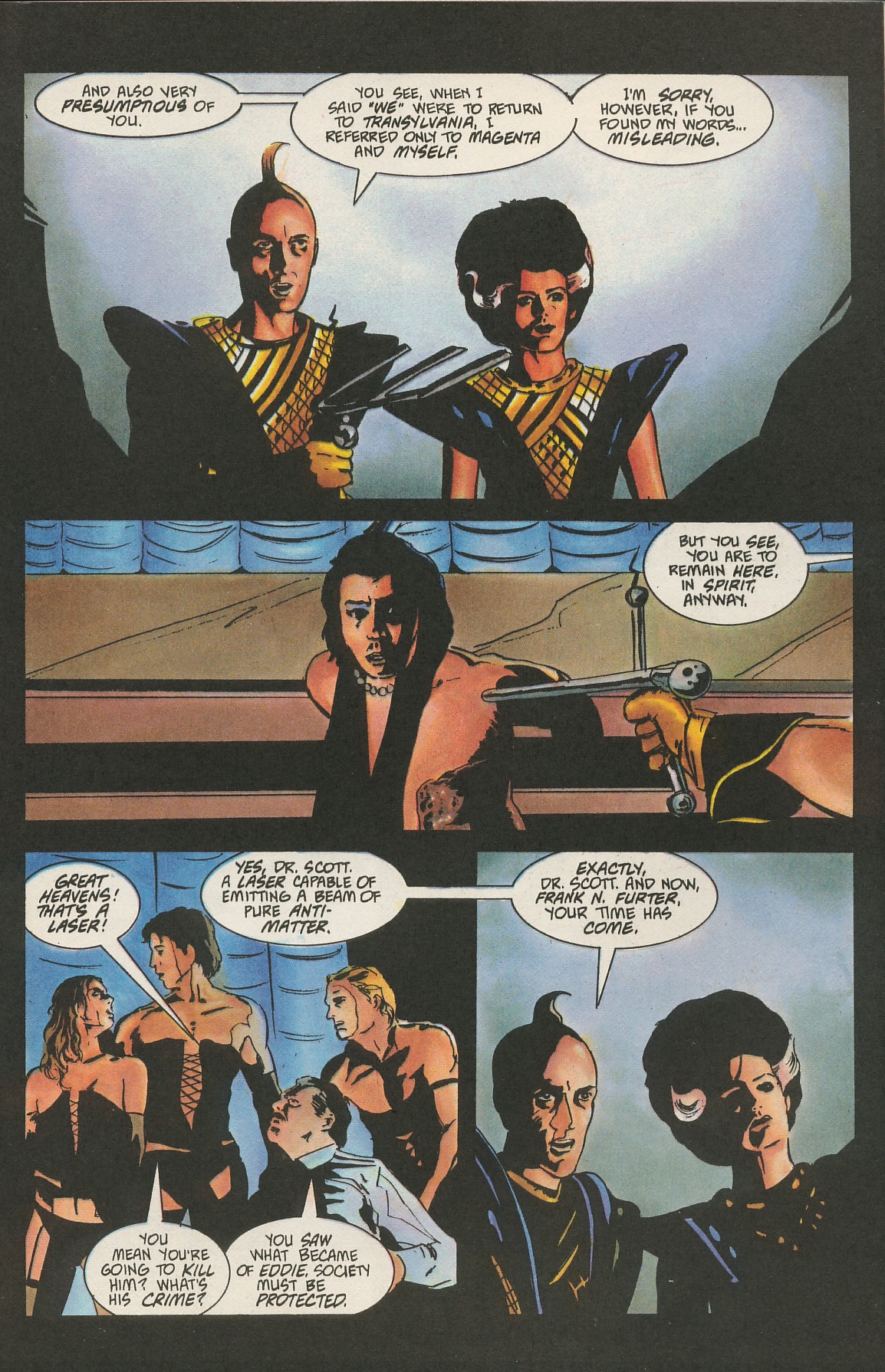 Read online The Rocky Horror Picture Show: The Comic Book comic -  Issue #3 - 19