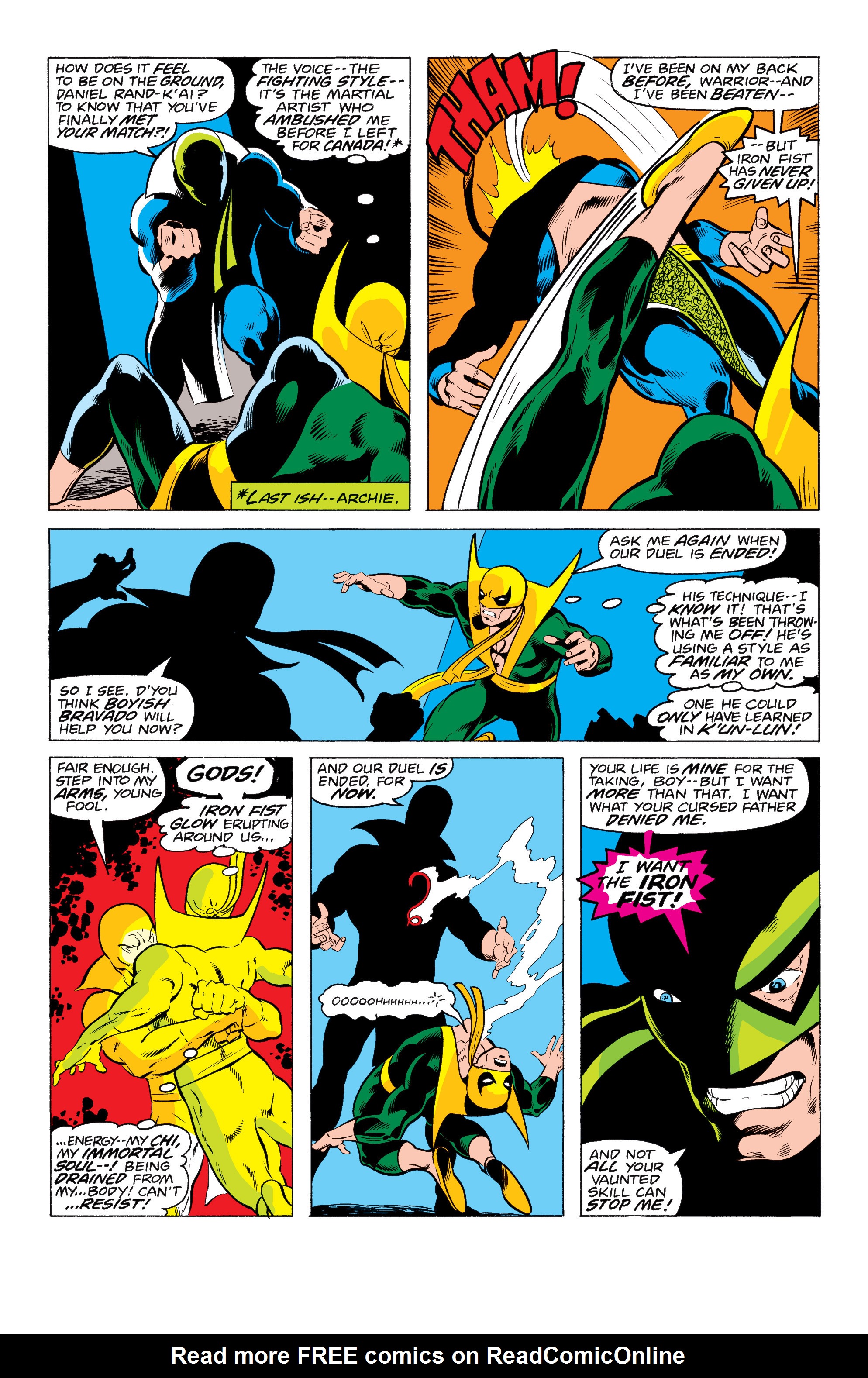 Read online Iron Fist (1975) comic -  Issue #15 - 4