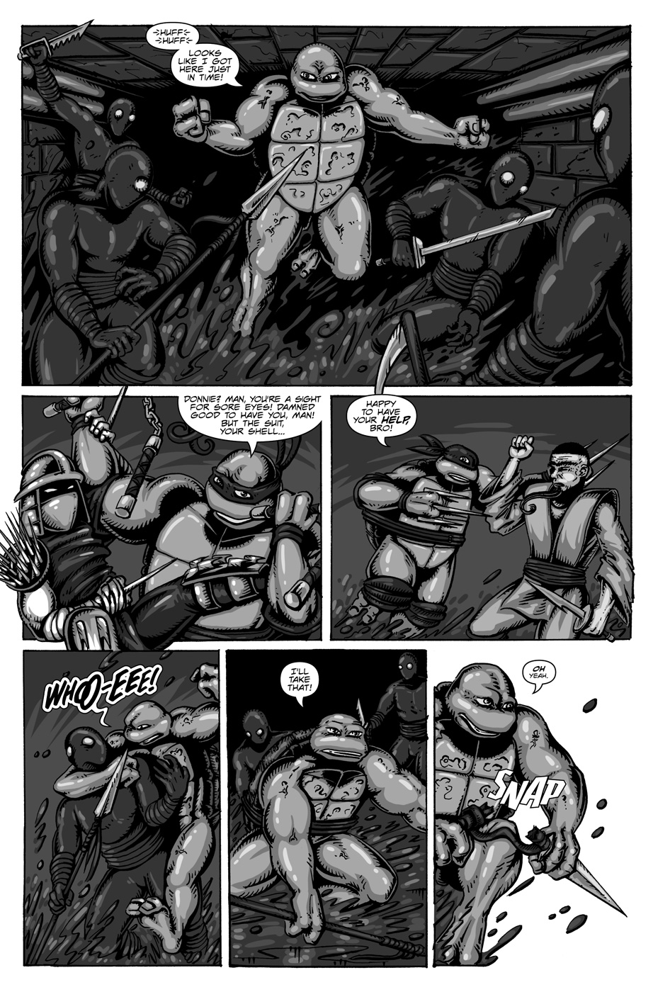 Read online Teenage Mutant Ninja Turtles (1996) comic -  Issue #25 - 26