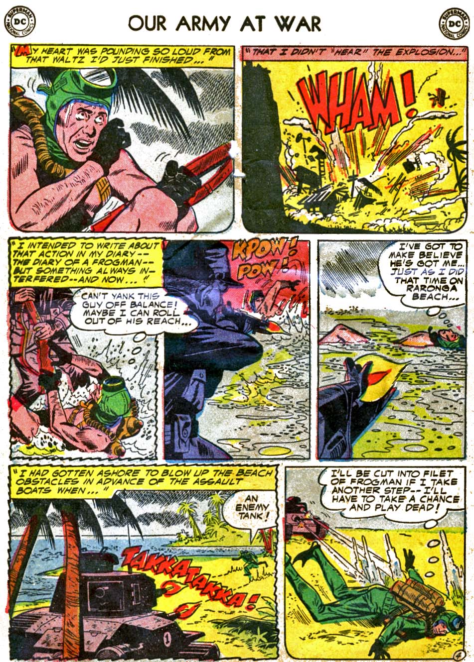 Read online Our Army at War (1952) comic -  Issue #27 - 6